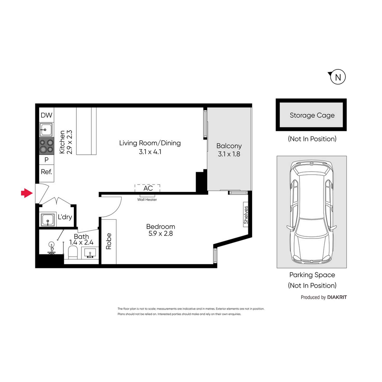 Floorplan of Homely apartment listing, 217/81 Riversdale Road, Hawthorn VIC 3122