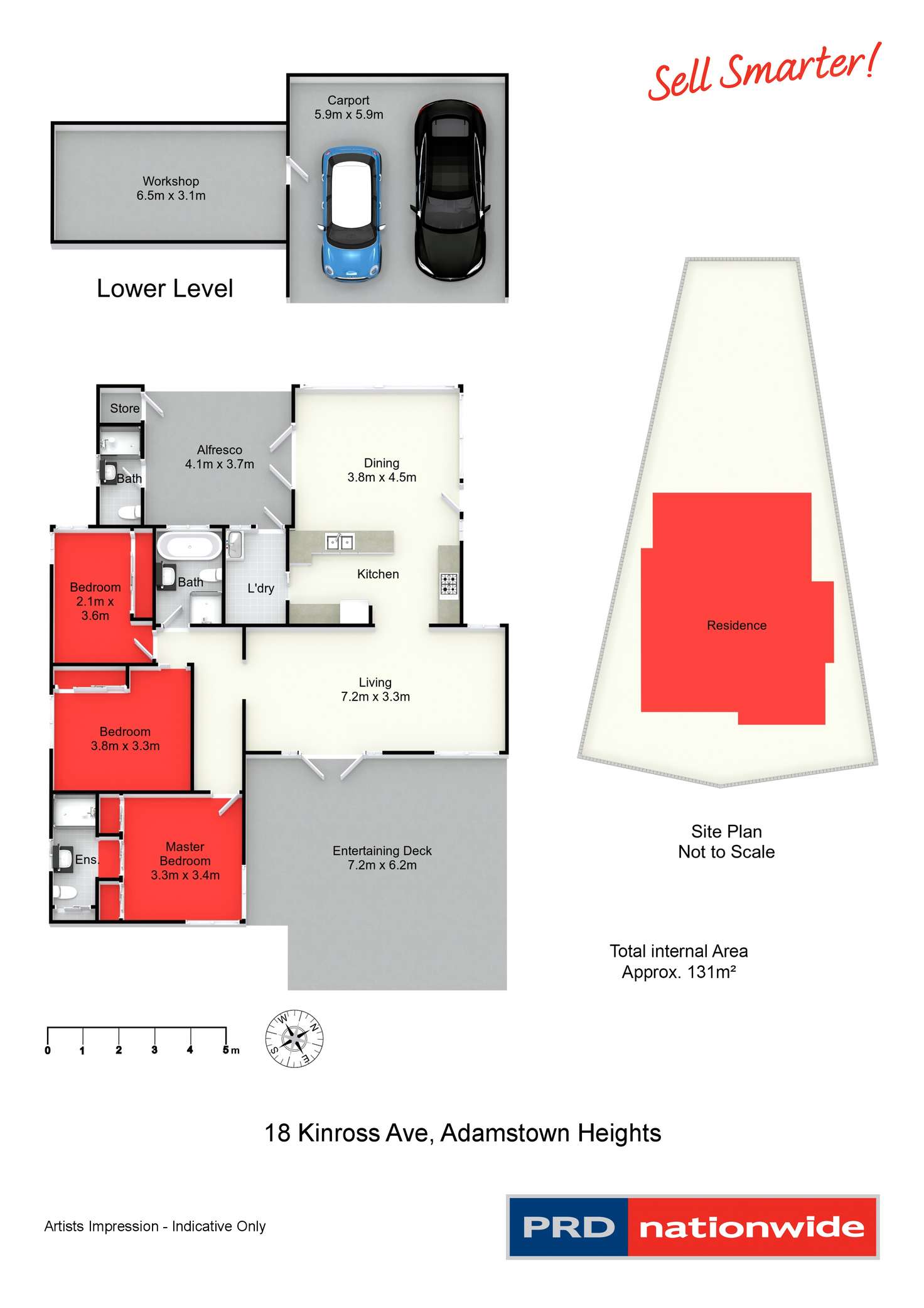 Floorplan of Homely house listing, 18 Kinross Avenue, Adamstown Heights NSW 2289