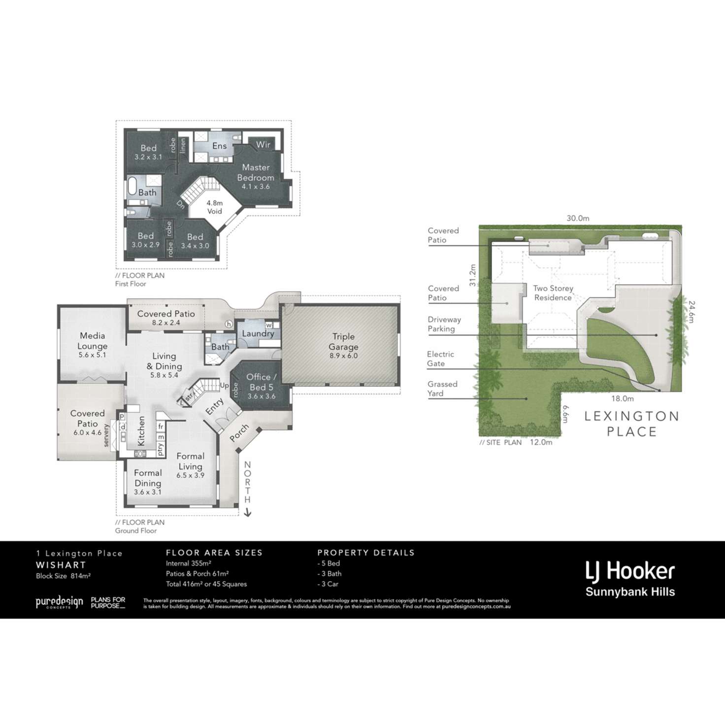 Floorplan of Homely house listing, 1 Lexington Place, Wishart QLD 4122