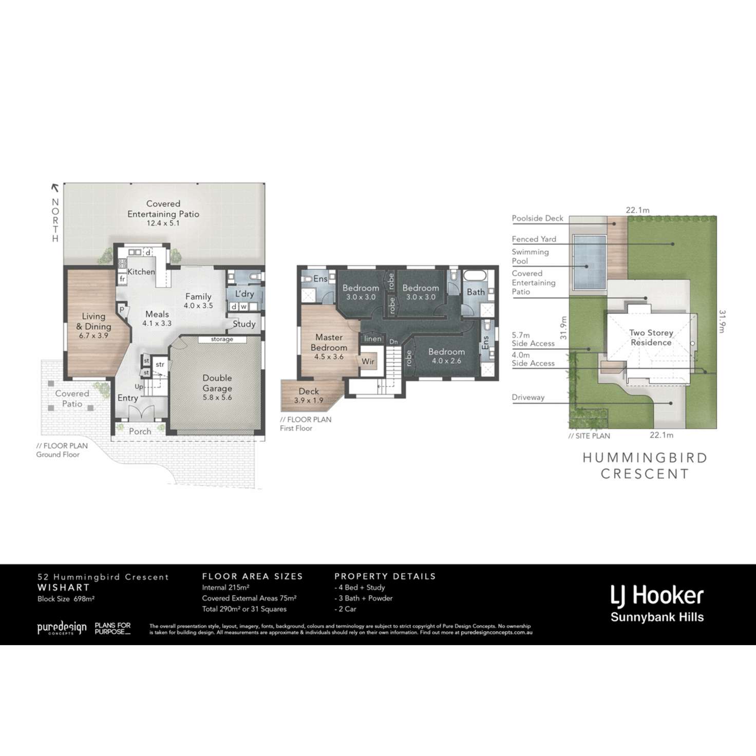 Floorplan of Homely house listing, 52 Hummingbird Crescent, Wishart QLD 4122