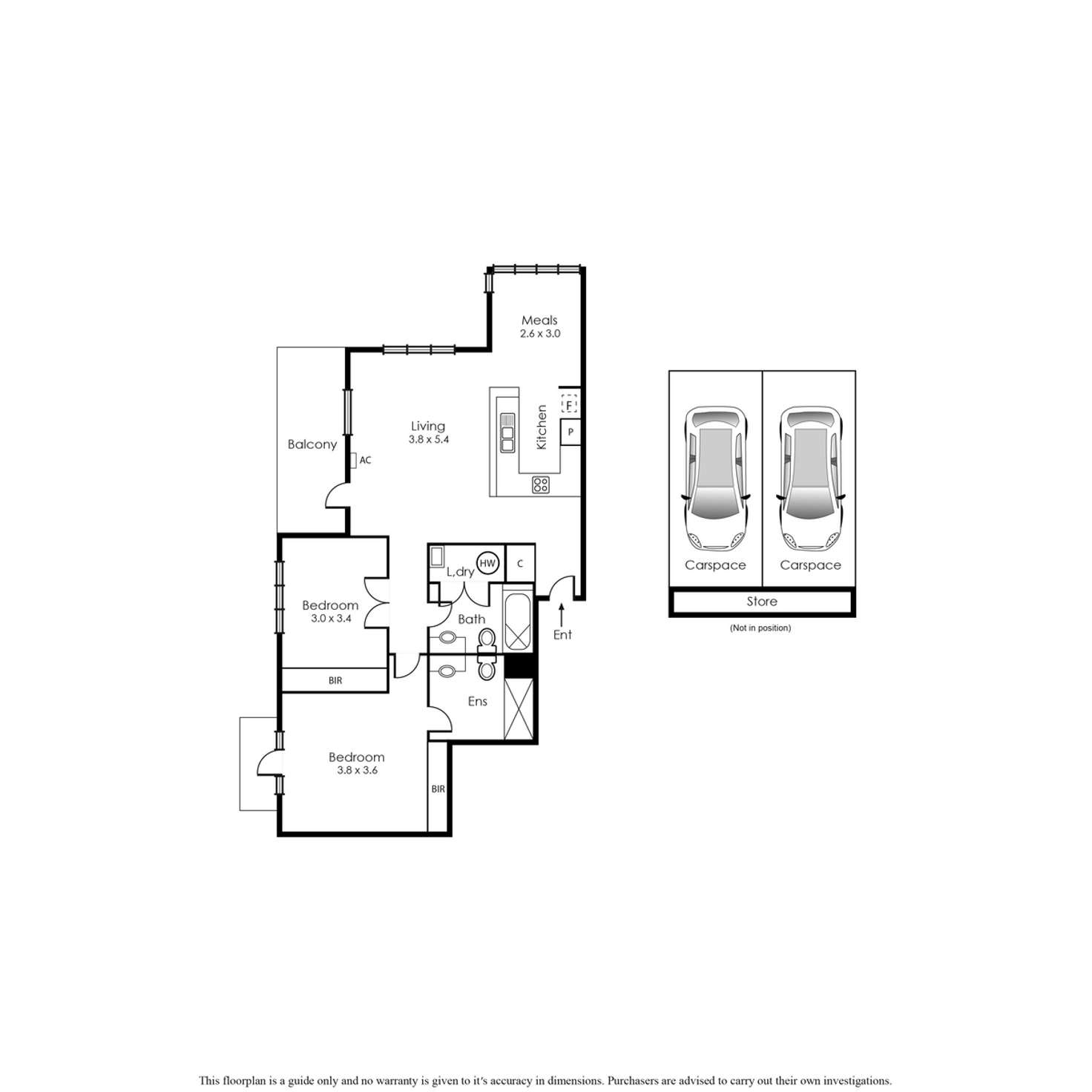 Floorplan of Homely apartment listing, 68 ESPLANADE WEST, Port Melbourne VIC 3207