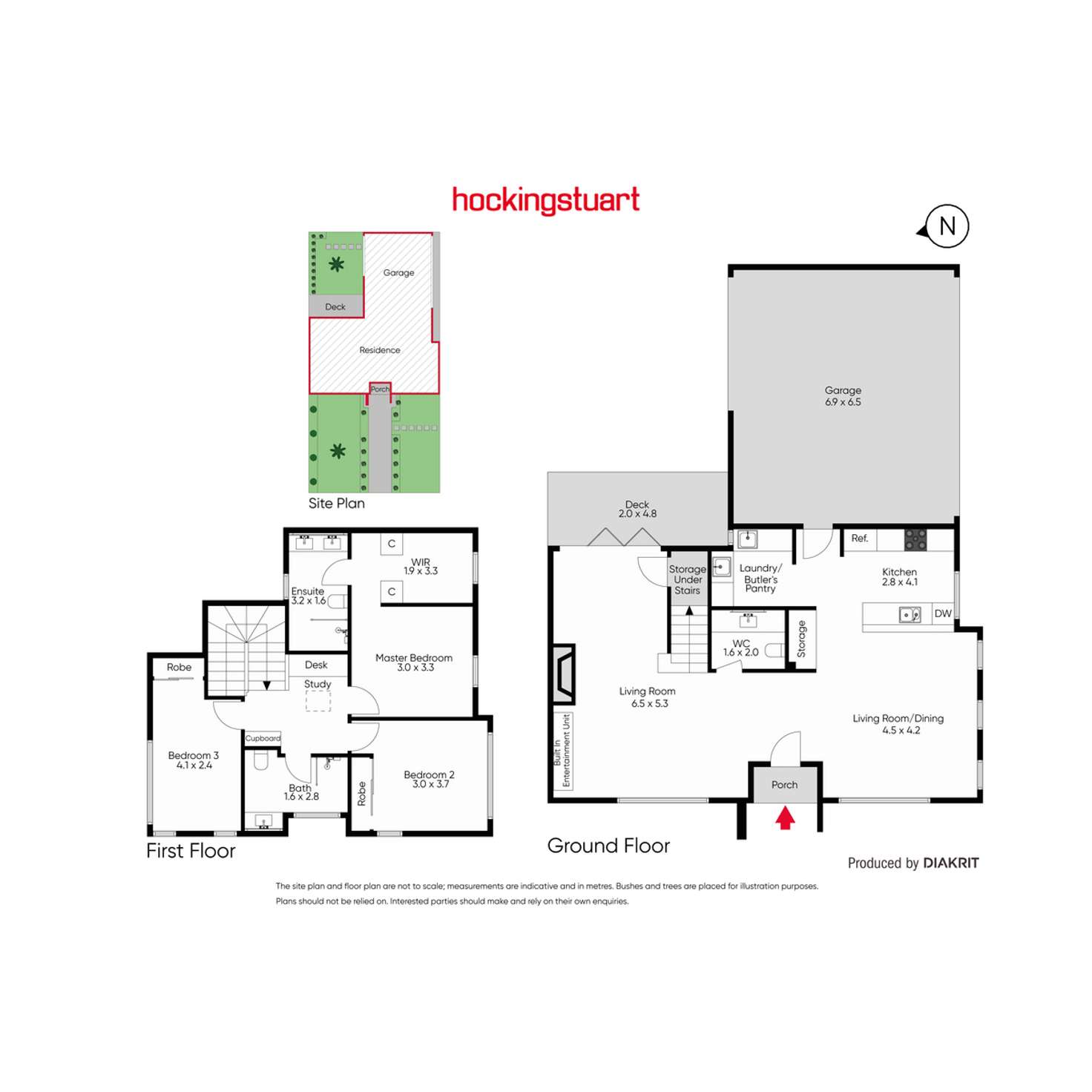 Floorplan of Homely townhouse listing, 1/88 Dorking Road, Box Hill North VIC 3129