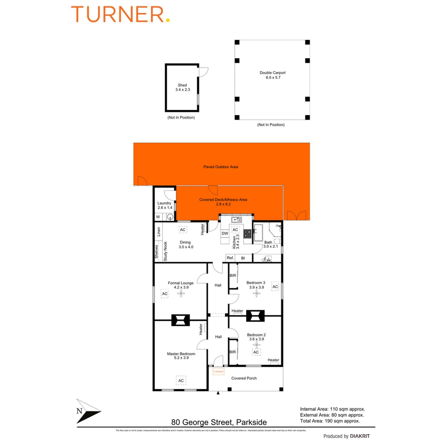 Floorplan of Homely house listing, 80 George Street, Parkside SA 5063