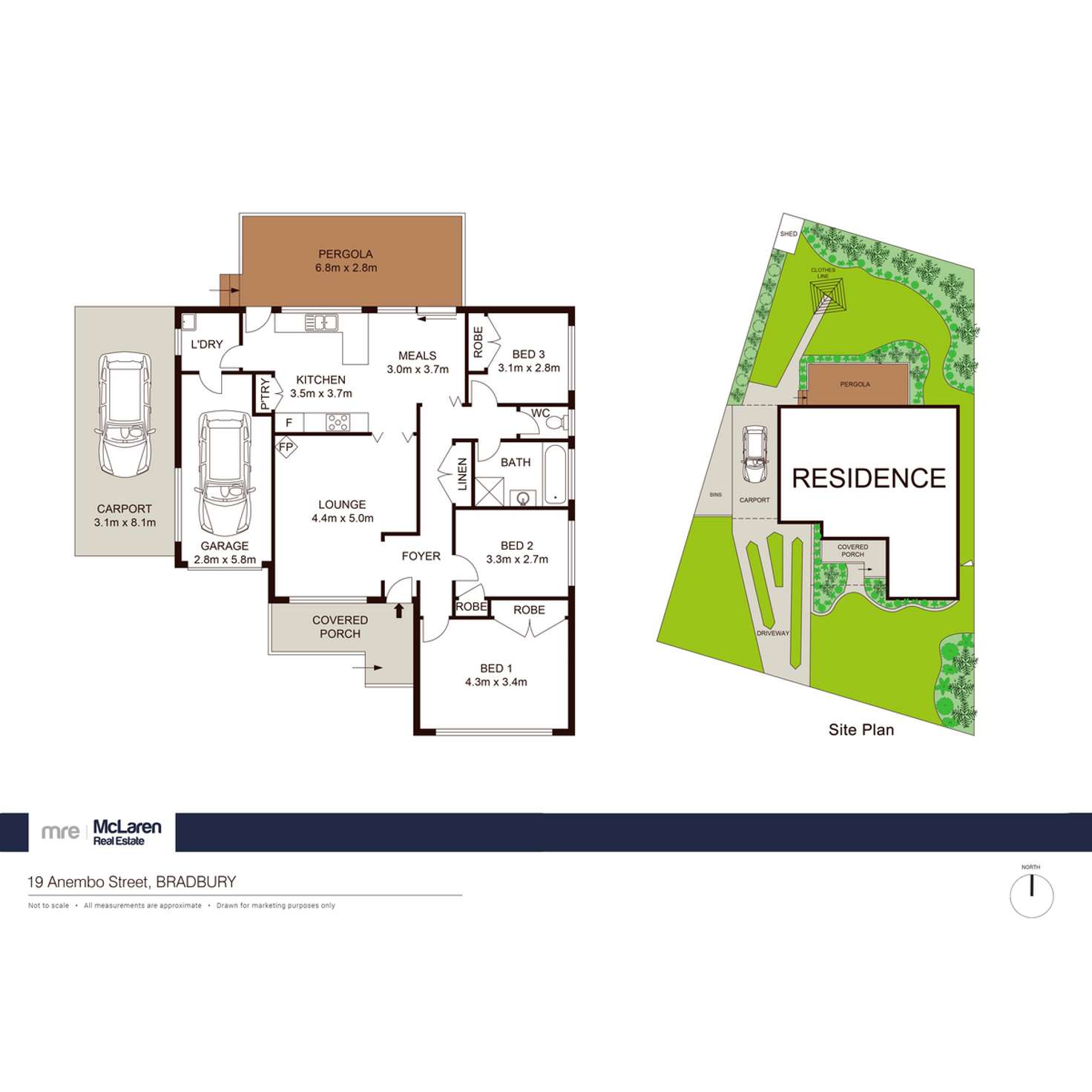Floorplan of Homely house listing, 19 Anembo Street, Bradbury NSW 2560