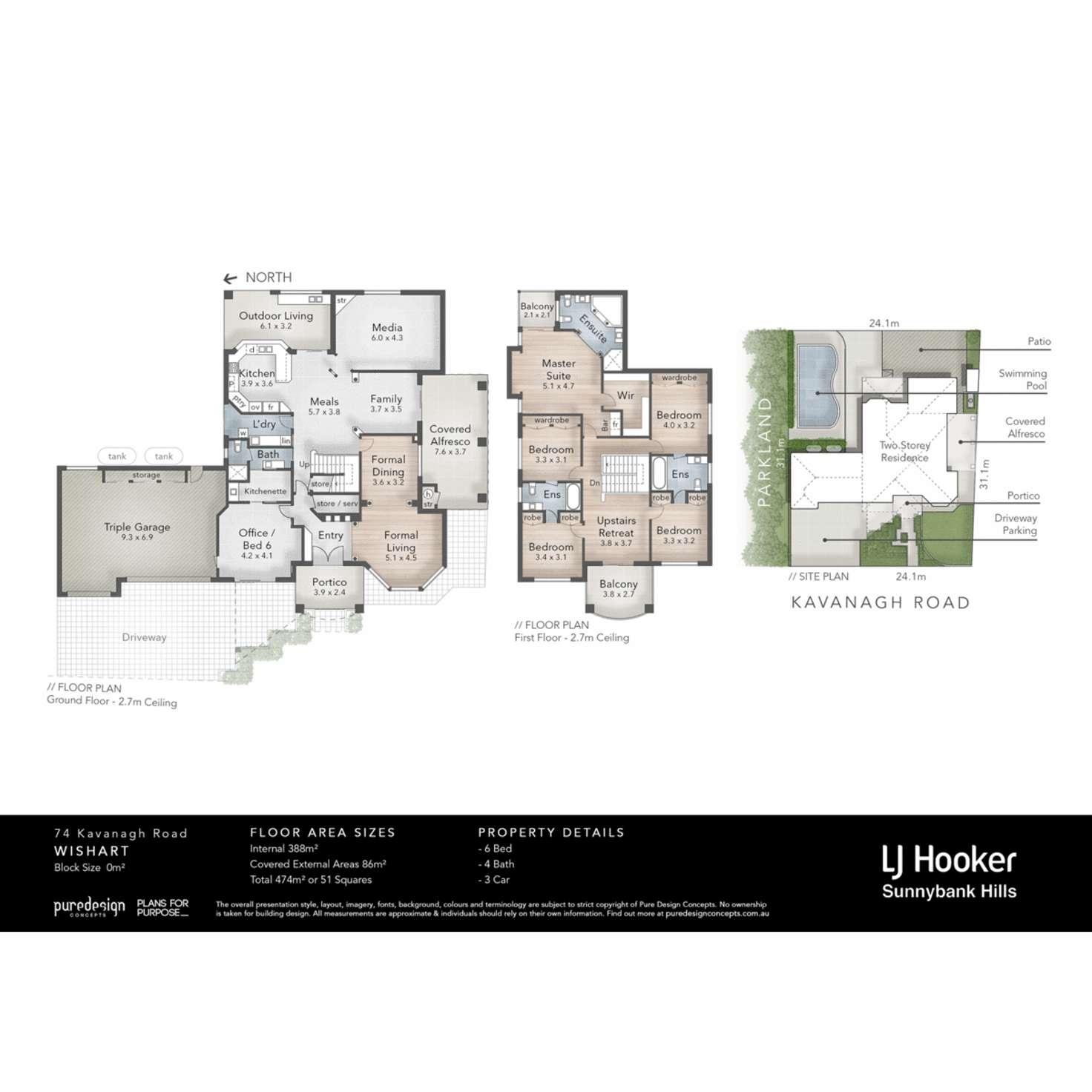 Floorplan of Homely house listing, 74 Kavanagh Road, Wishart QLD 4122