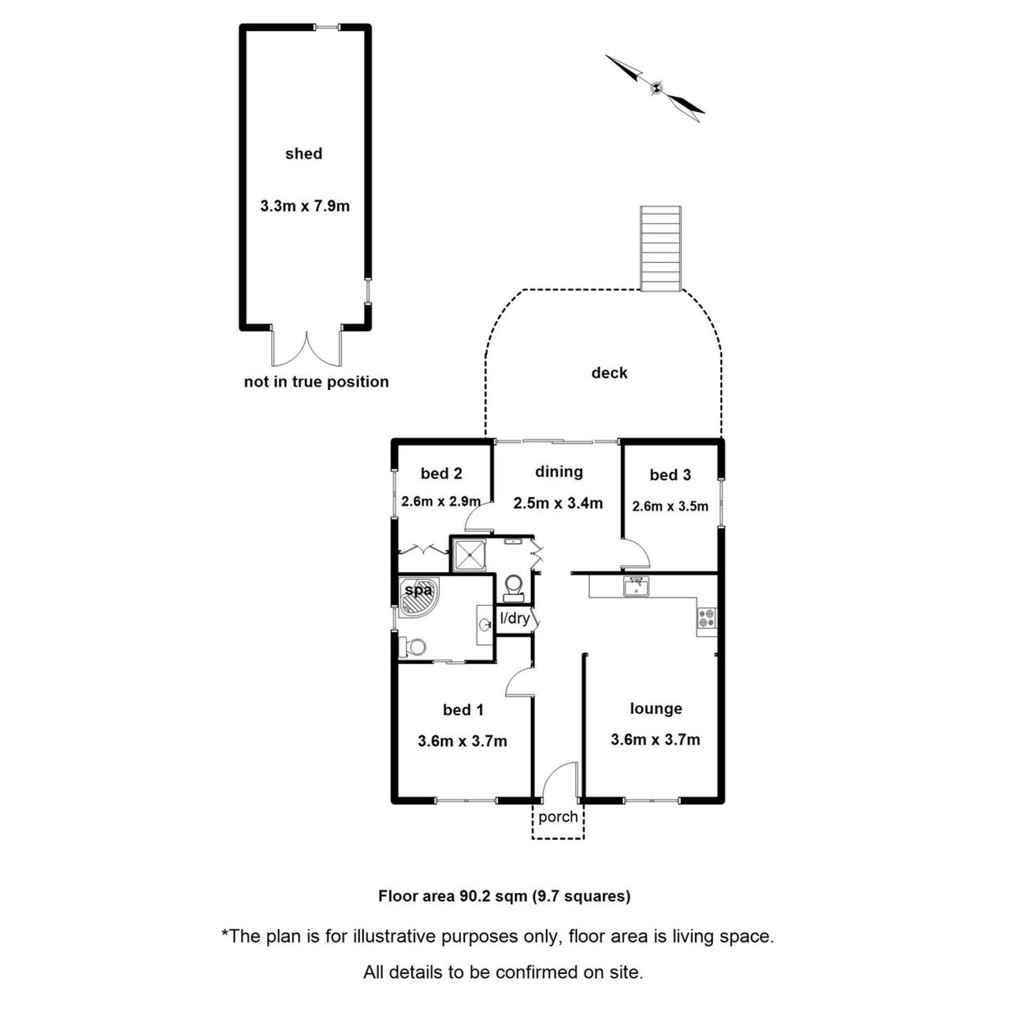 Floorplan of Homely house listing, 19 Edmunds Road, Cockatoo VIC 3781