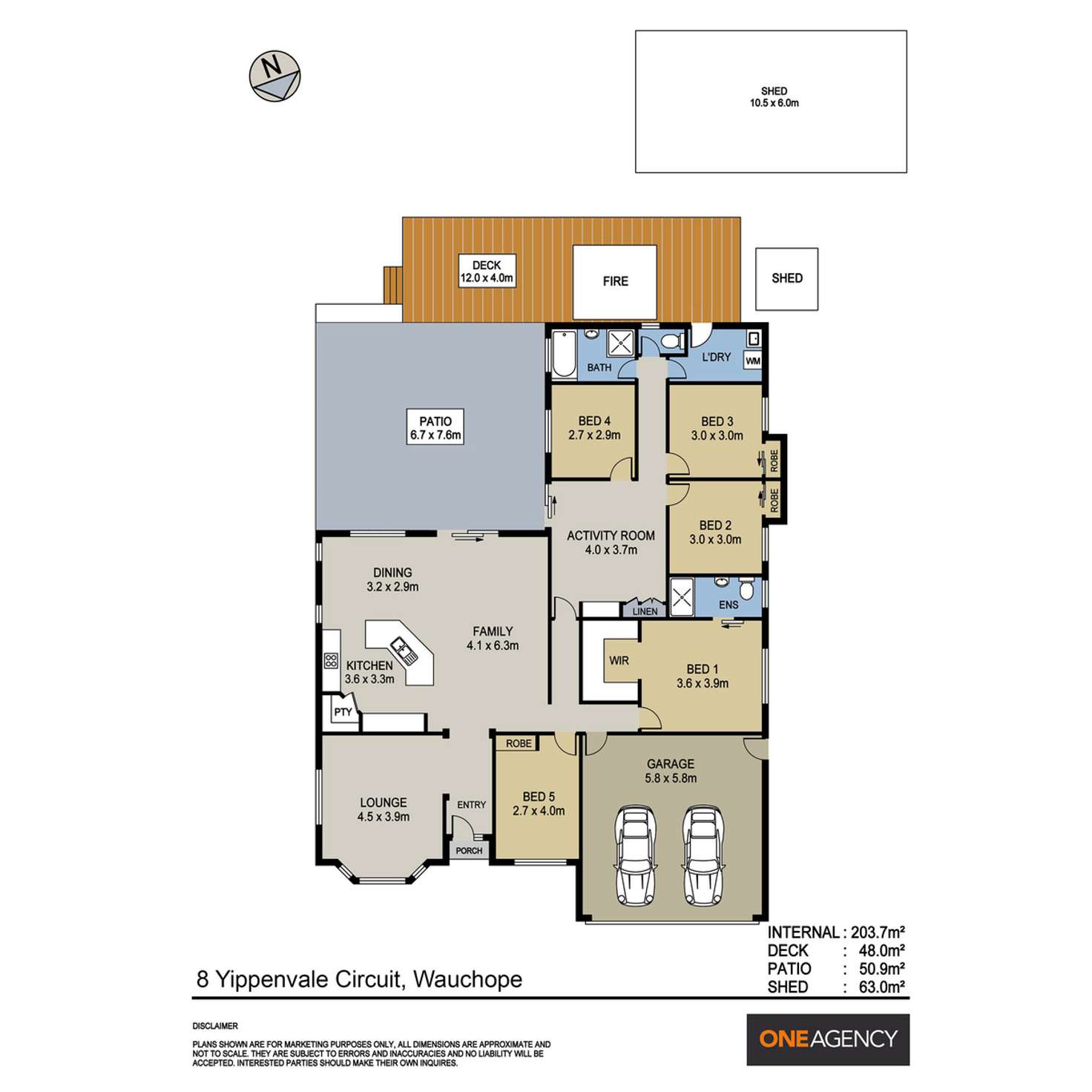 Floorplan of Homely house listing, 8 Yippenvale Circuit, Wauchope NSW 2446