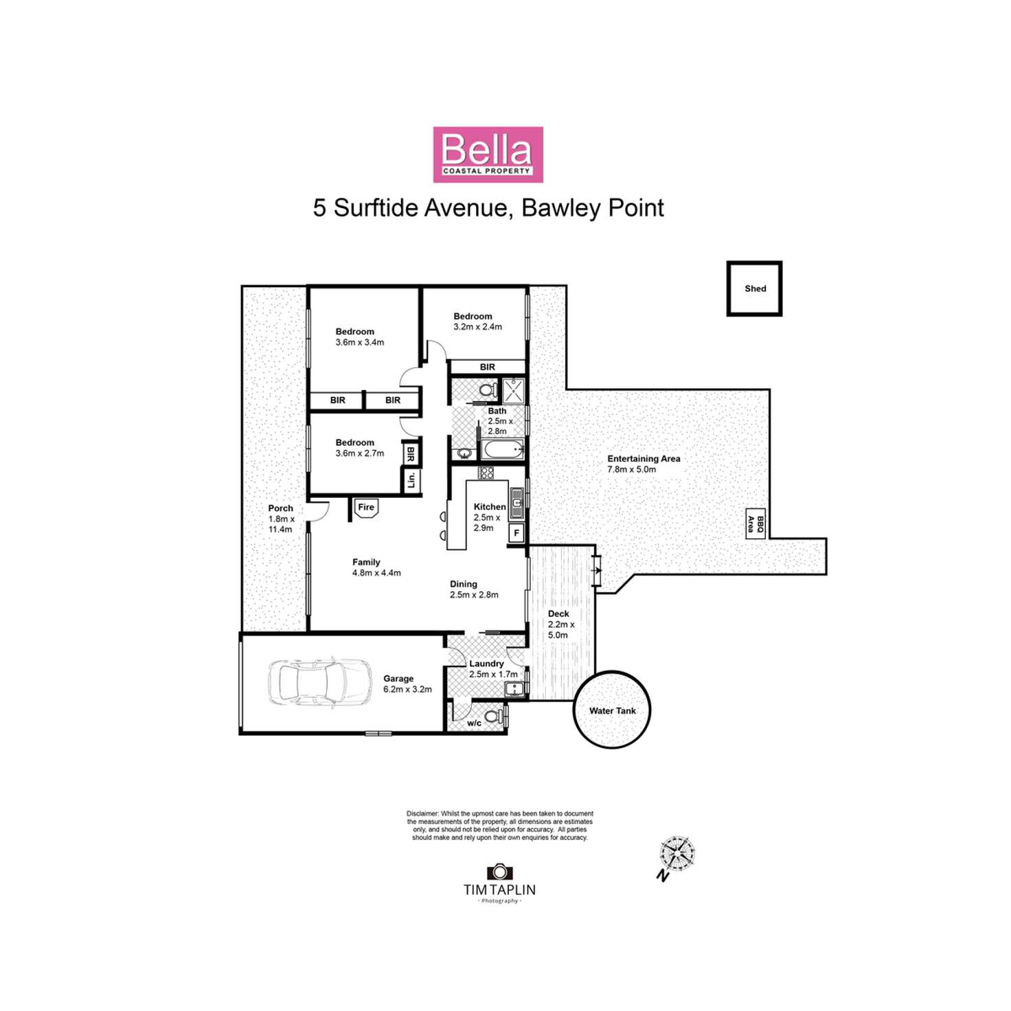 Floorplan of Homely house listing, 5 Surf Tide Avenue, Bawley Point NSW 2539