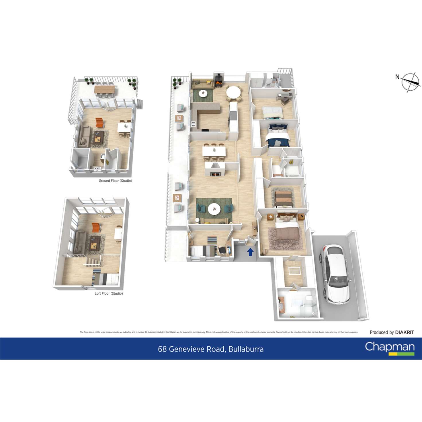 Floorplan of Homely house listing, 68 Genevieve Road, Bullaburra NSW 2784