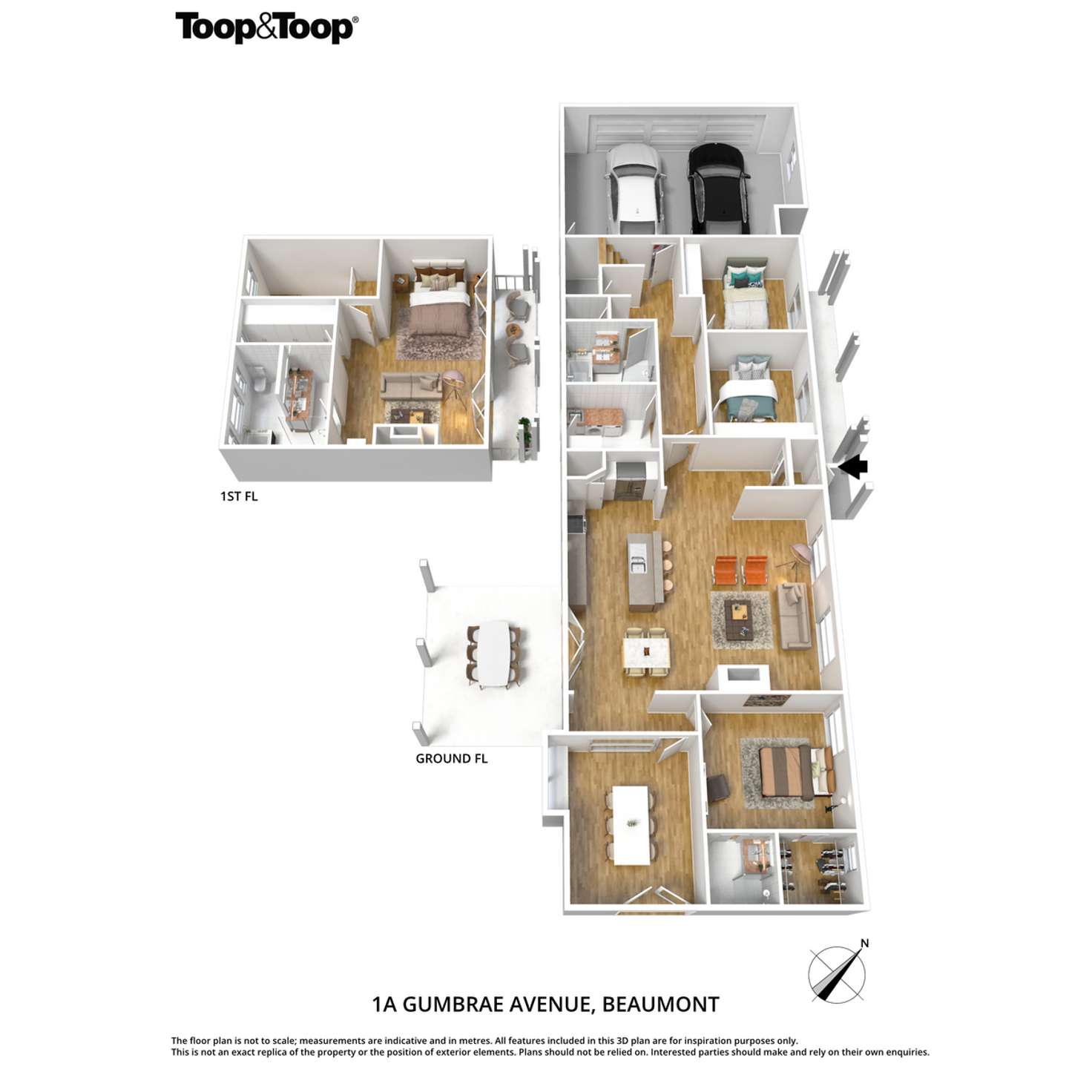 Floorplan of Homely house listing, 1A Gumbrae Avenue, Beaumont SA 5066