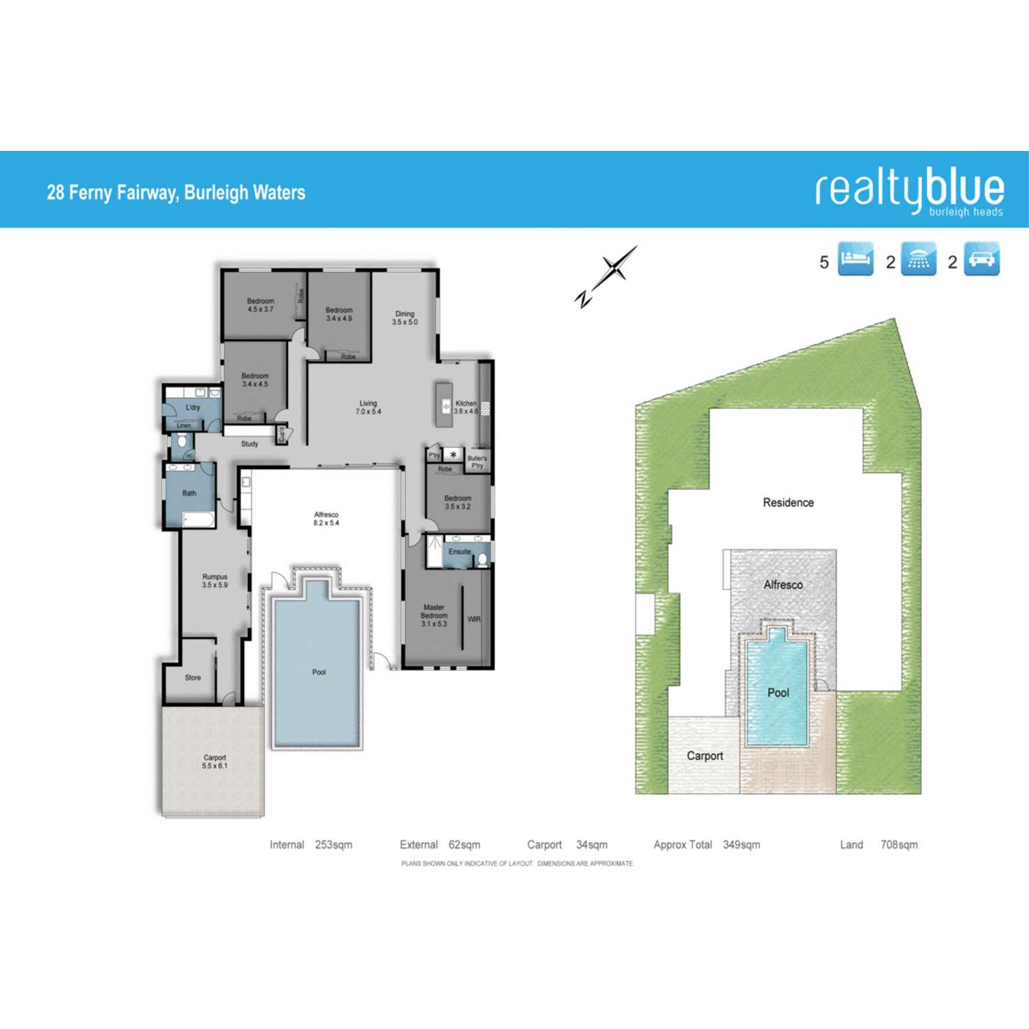 Floorplan of Homely house listing, 28 Ferny Fairway, Burleigh Waters QLD 4220