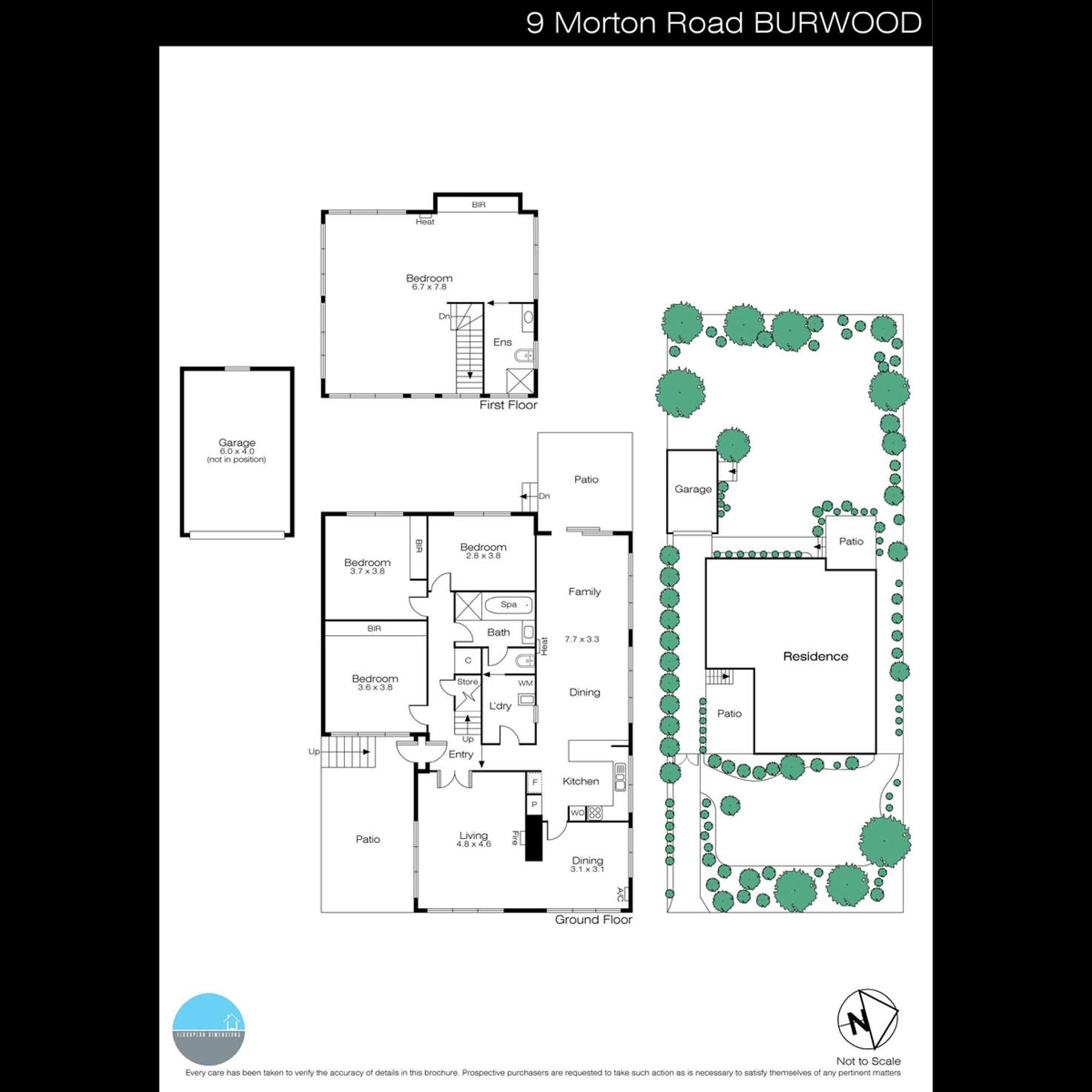 Floorplan of Homely house listing, 9 Morton Road, Burwood VIC 3125