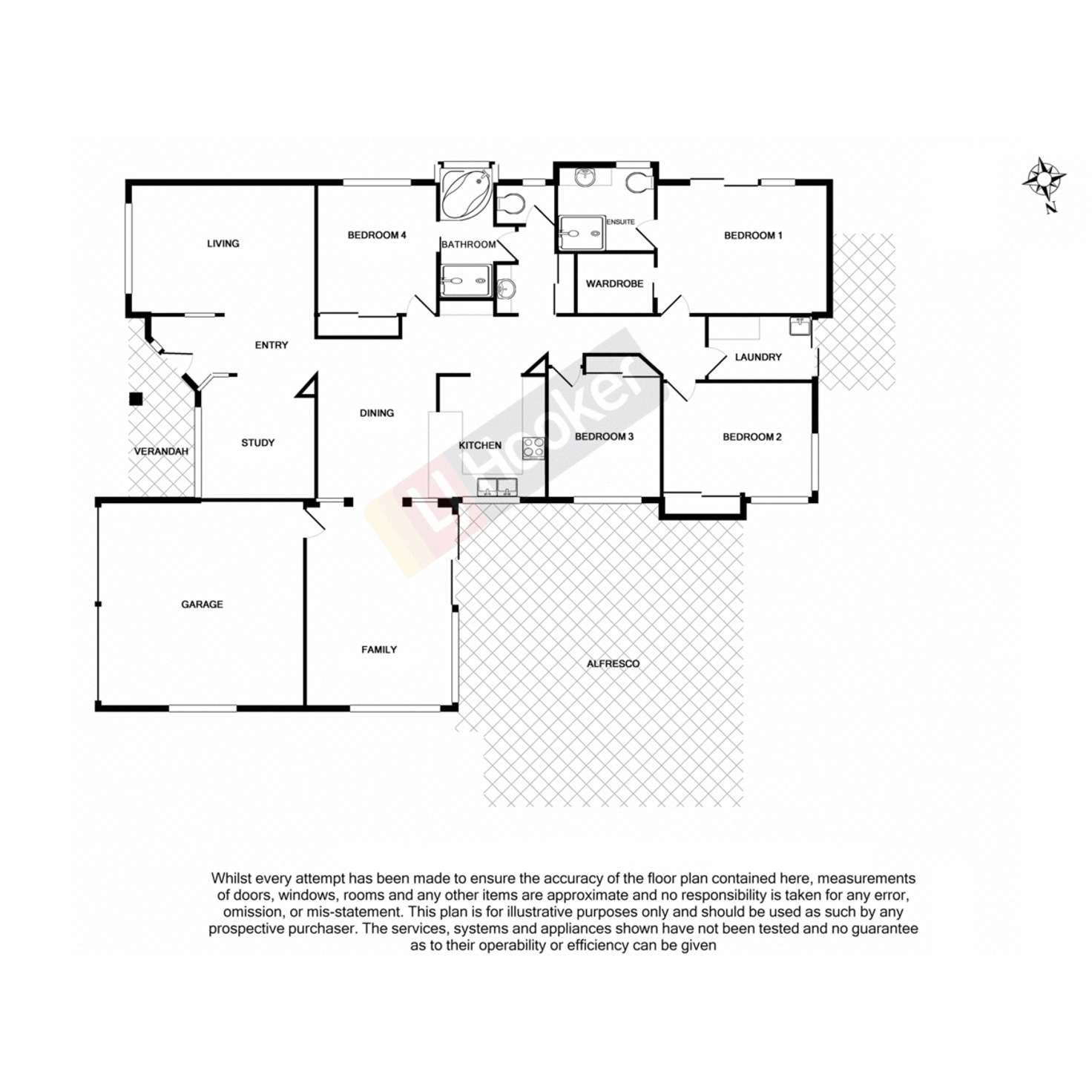 Floorplan of Homely house listing, 34 Rivergum Place, Calamvale QLD 4116