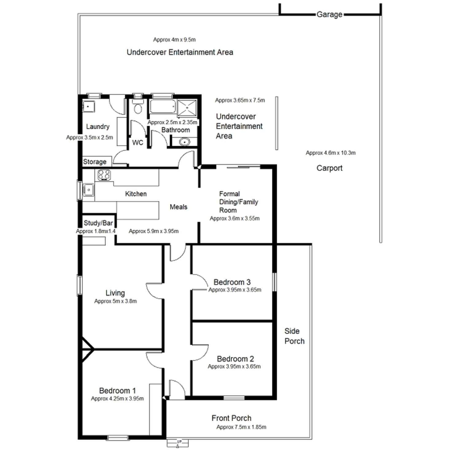 Floorplan of Homely house listing, 13 Davenport Street, Port Augusta SA 5700