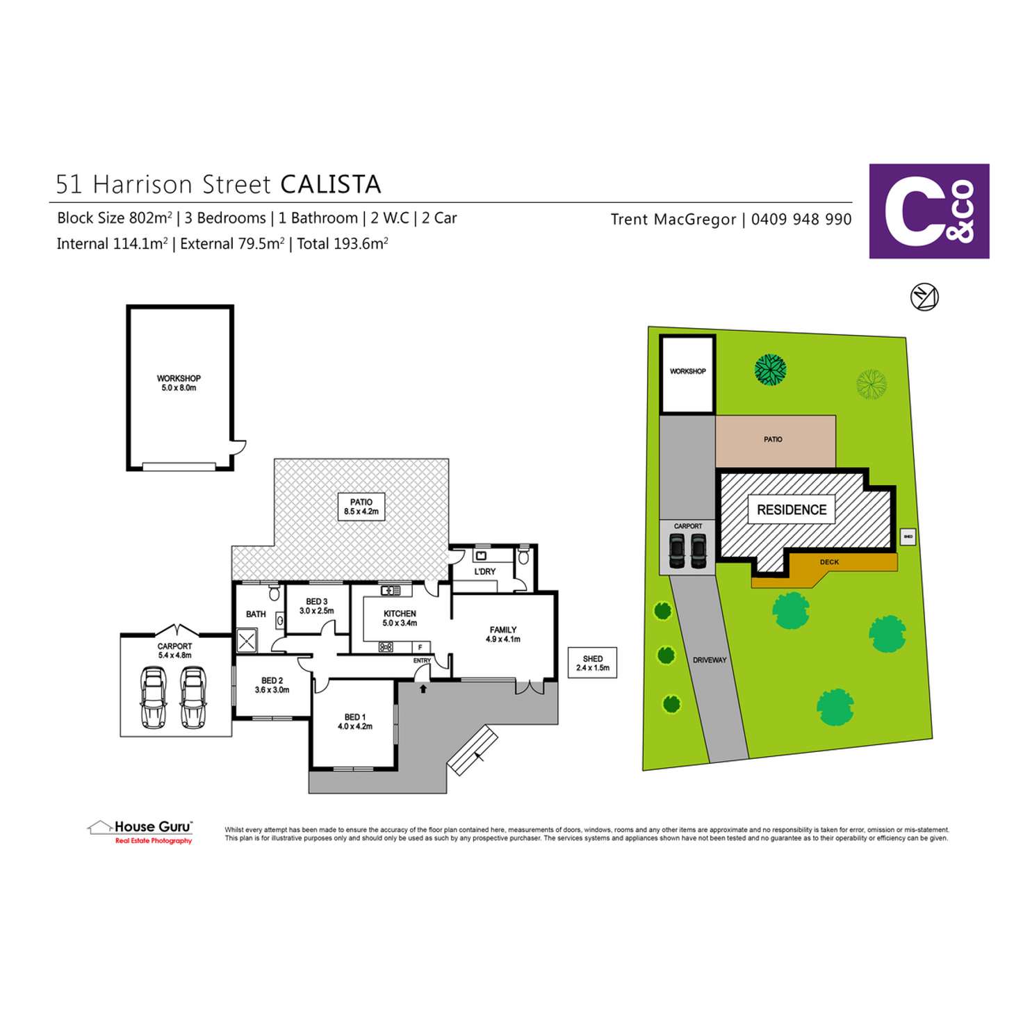 Floorplan of Homely house listing, 51 Harrison Way, Calista WA 6167