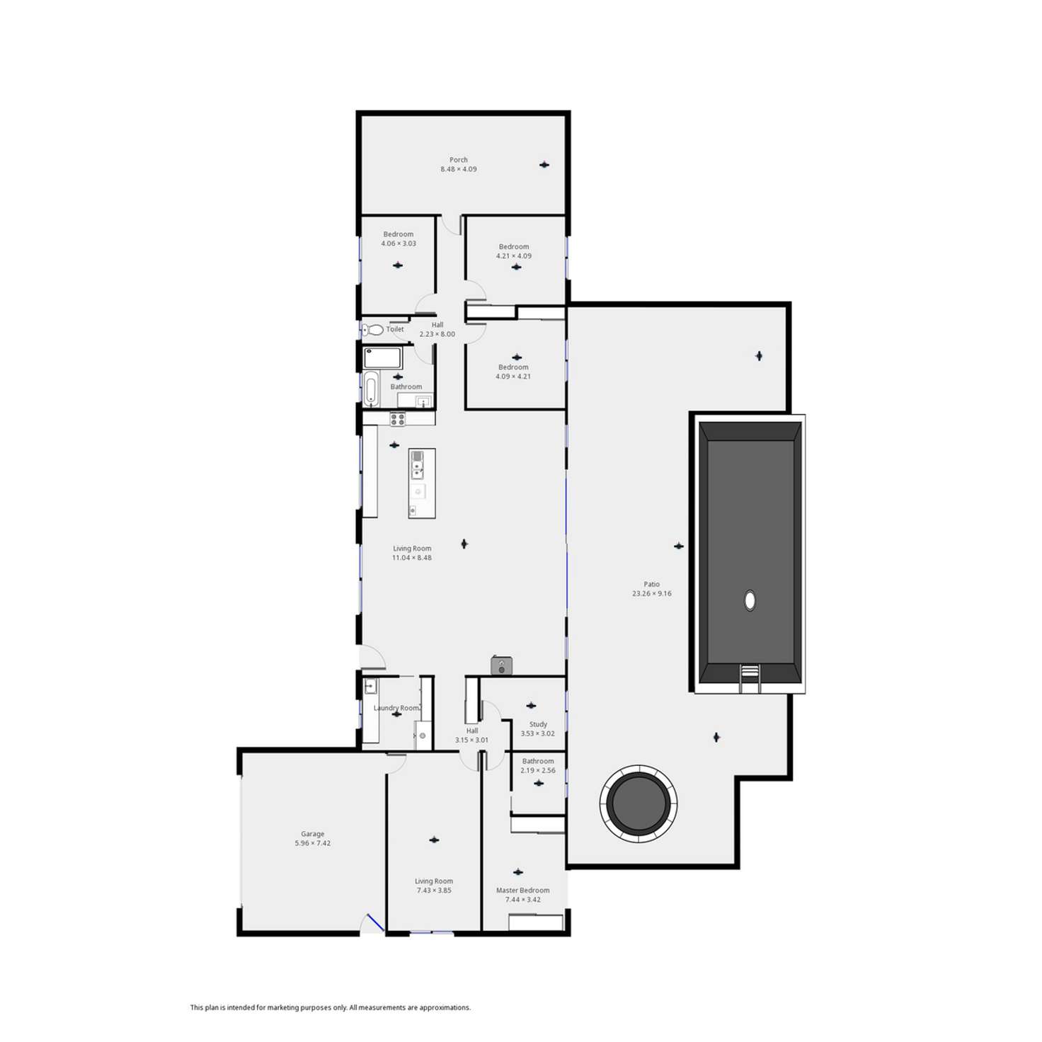 Floorplan of Homely house listing, 75 Wattle Place, Bega NSW 2550