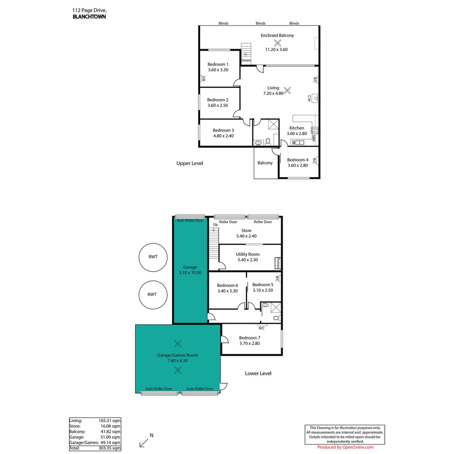 Floorplan of Homely house listing, 112 Page Drive, Blanchetown SA 5357