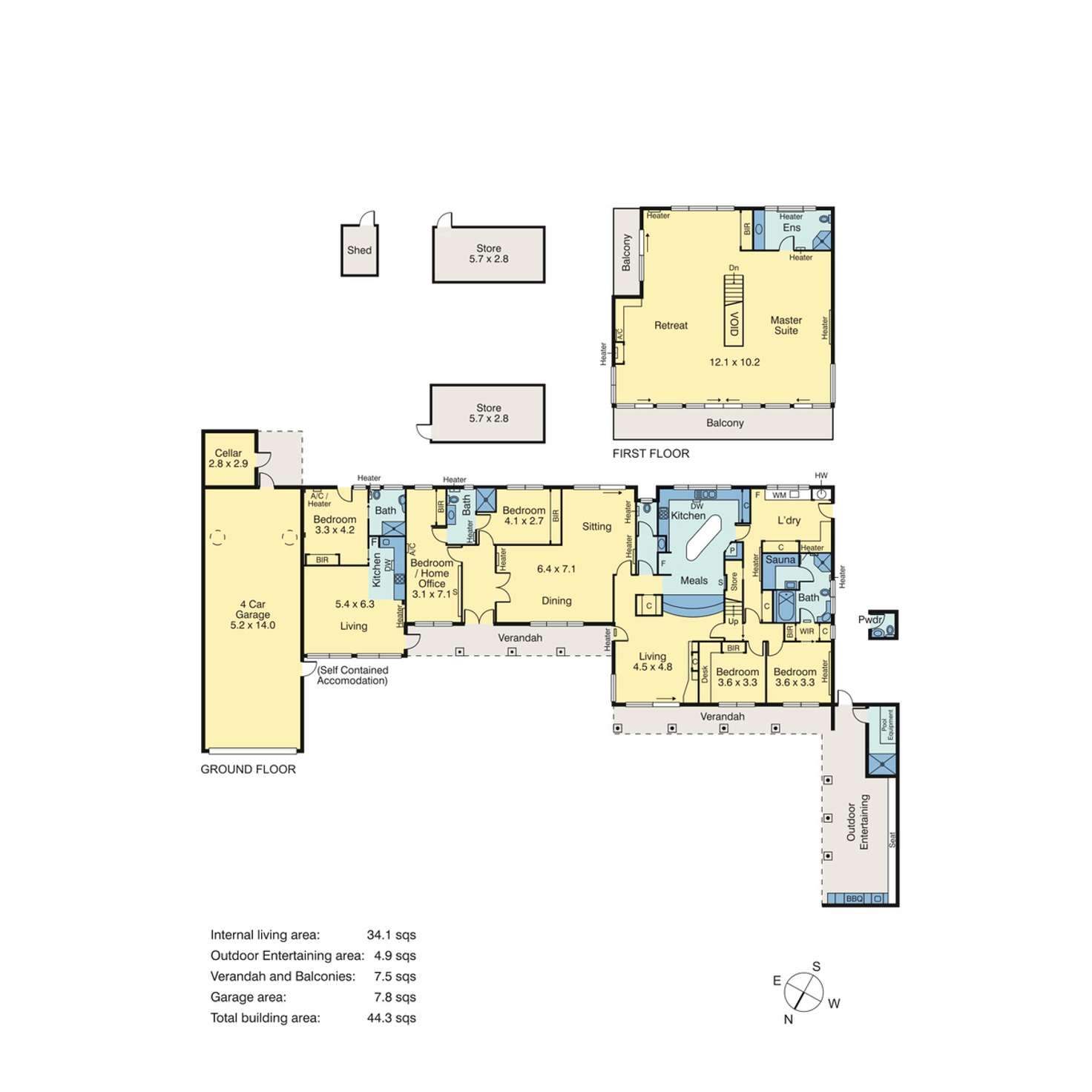 Floorplan of Homely house listing, 103 Baden Powell Drive, Mount Eliza VIC 3930