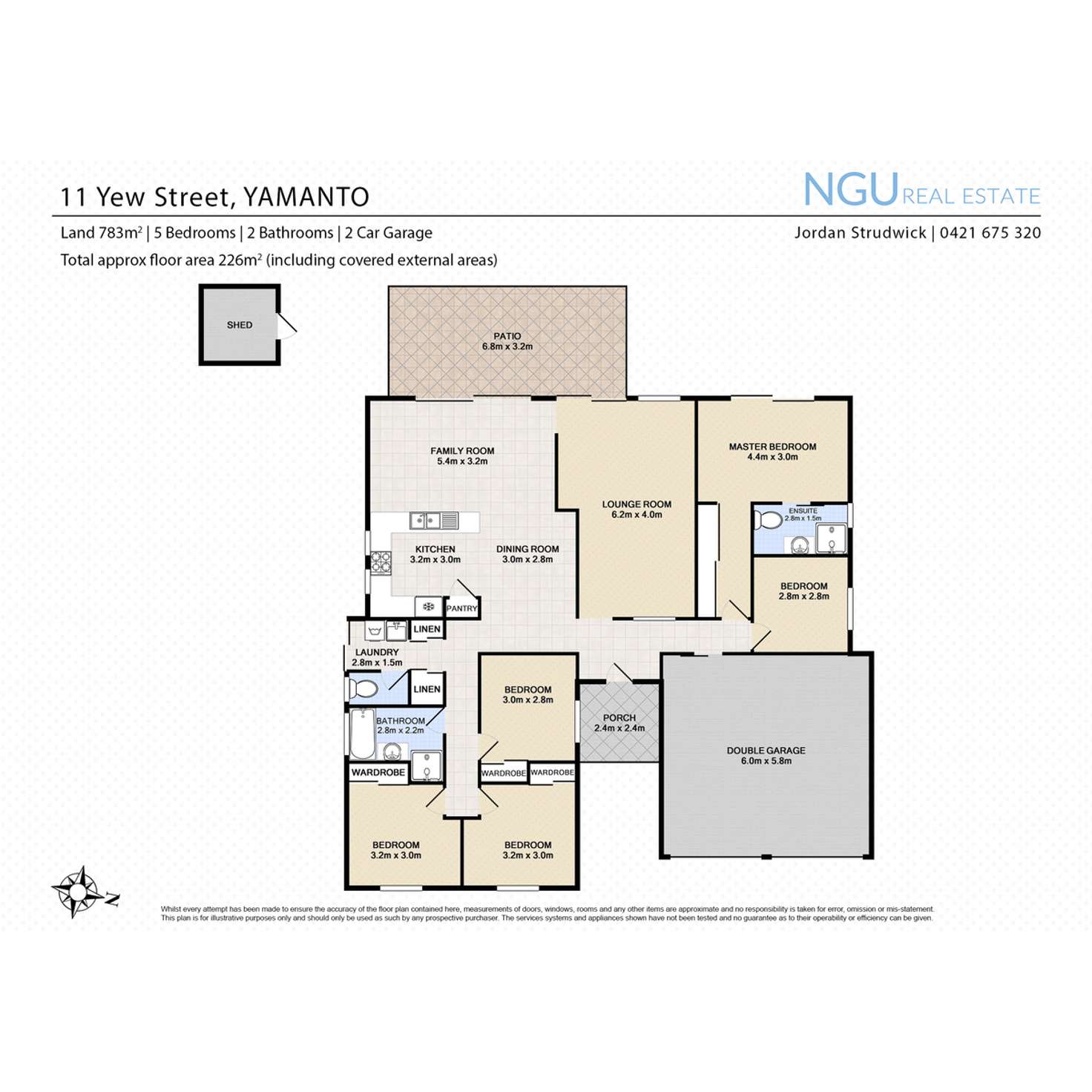 Floorplan of Homely house listing, 11 Yew Street, Yamanto QLD 4305