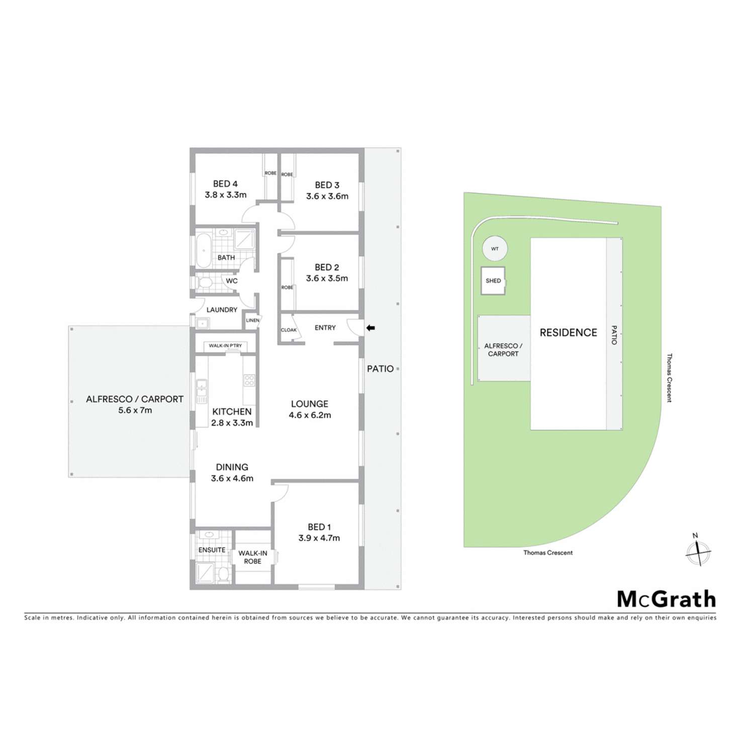Floorplan of Homely house listing, 4 Thomas Crescent, Coraki NSW 2471