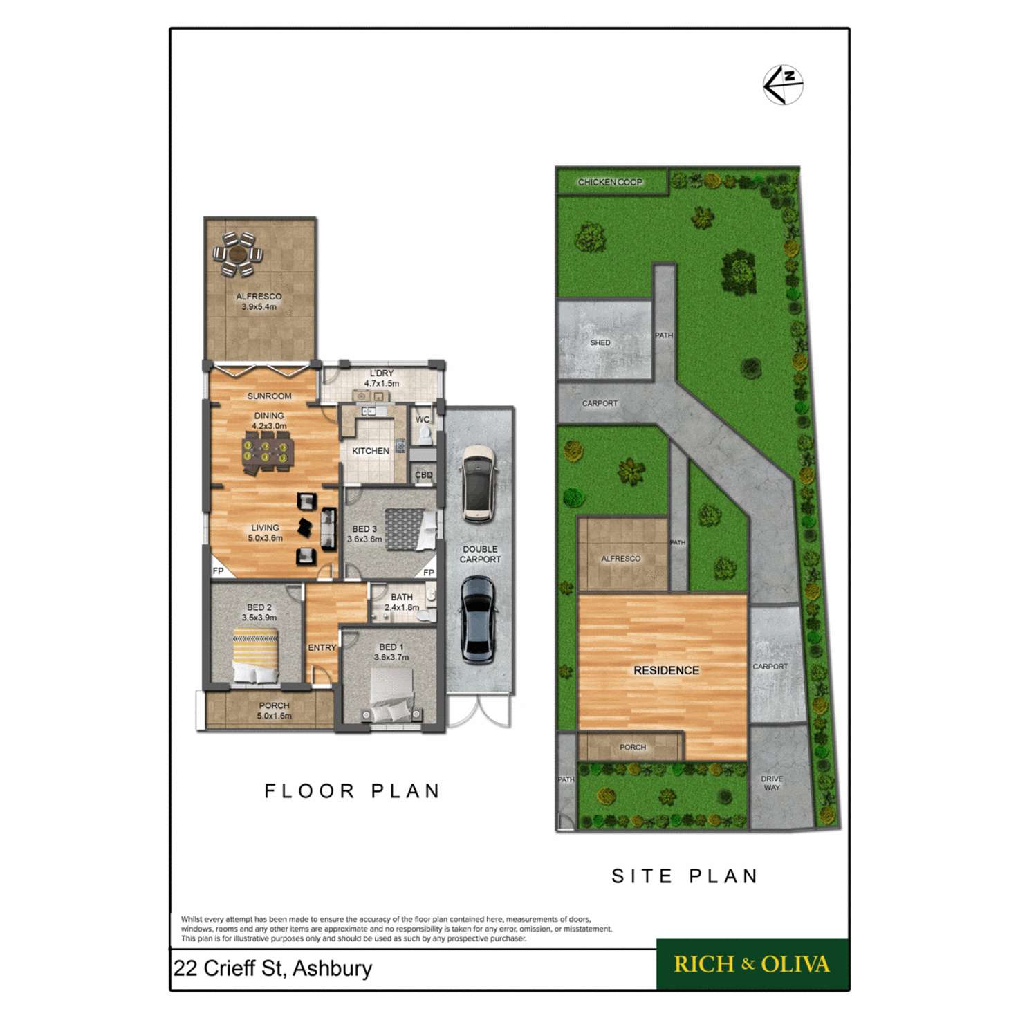 Floorplan of Homely house listing, 22 Crieff Street, Ashbury NSW 2193
