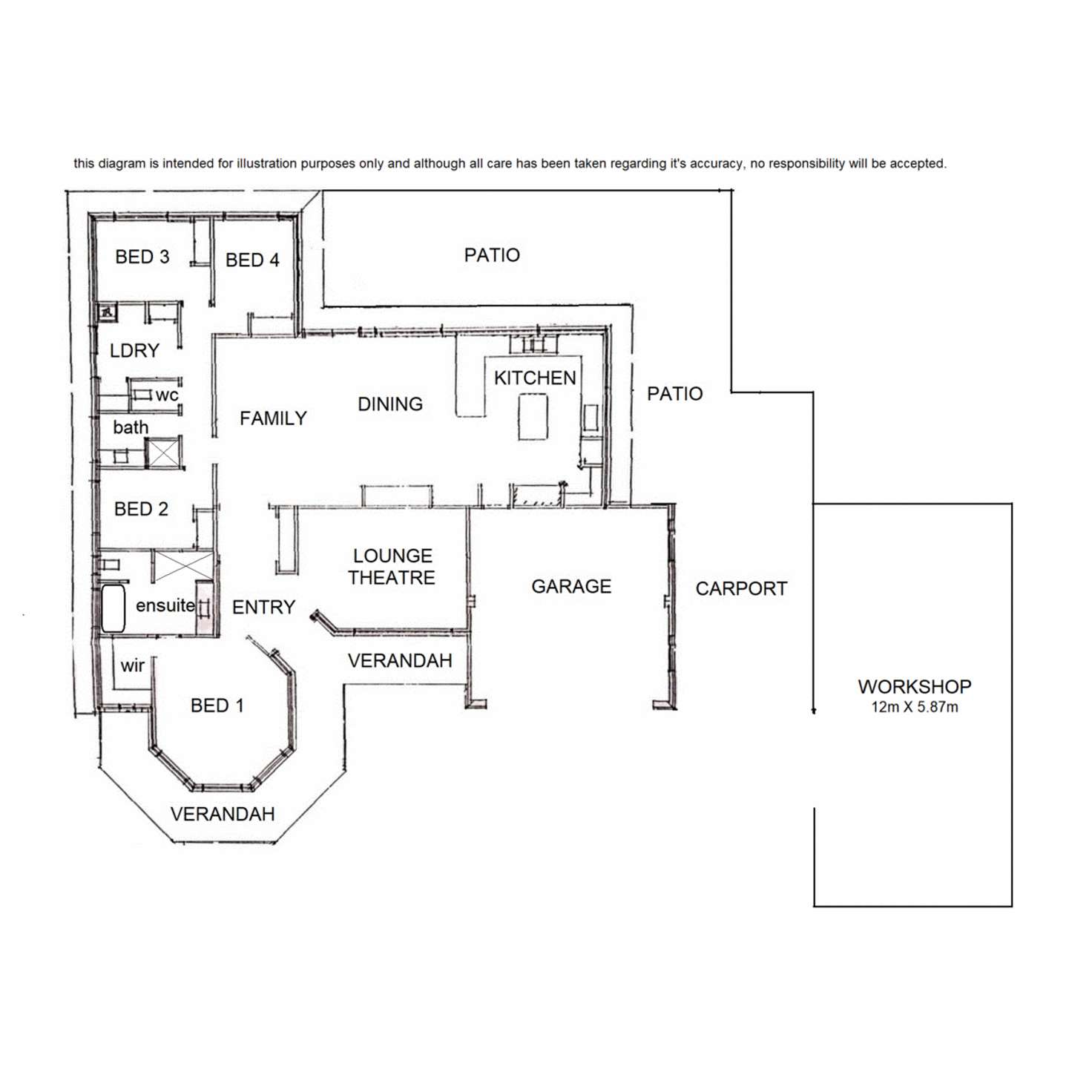 Floorplan of Homely house listing, 13 Hotspur Way, Greenfields WA 6210