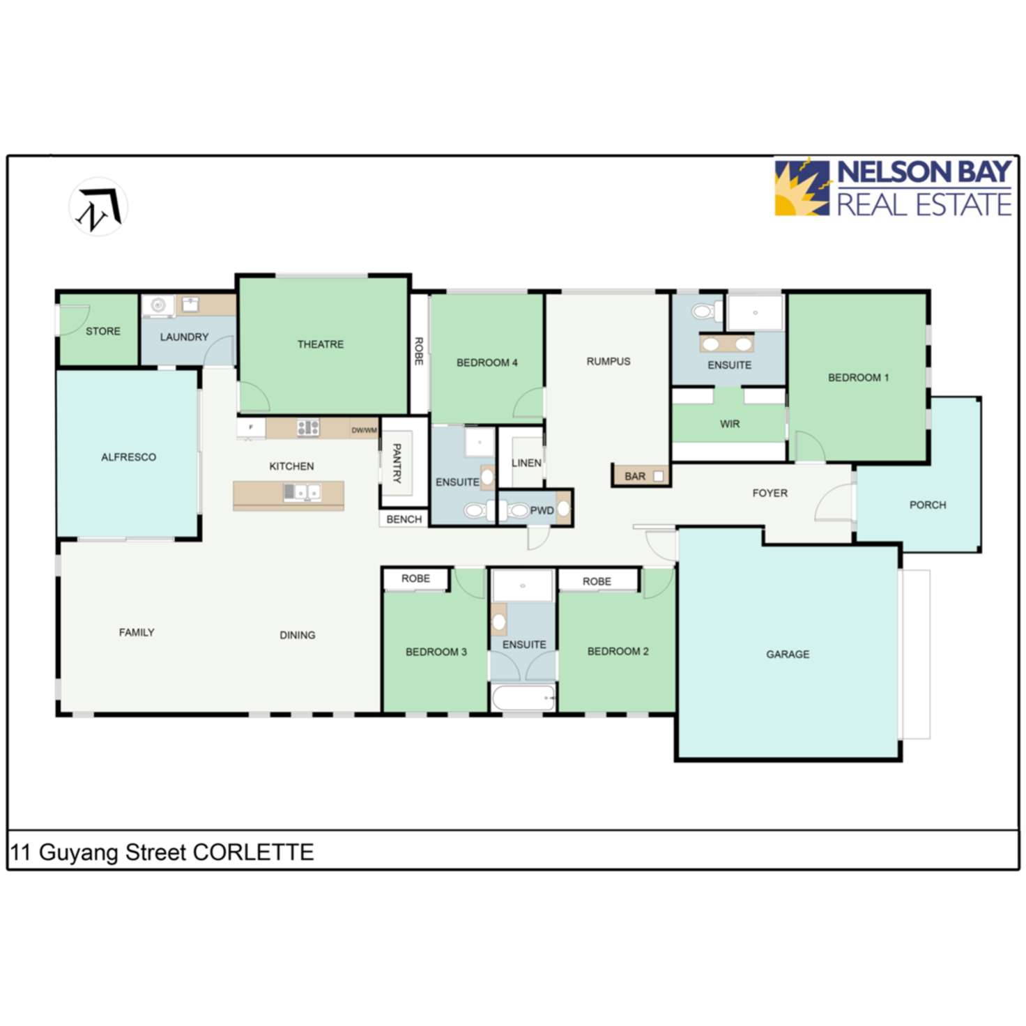 Floorplan of Homely house listing, 11 Guyang Street, Corlette NSW 2315