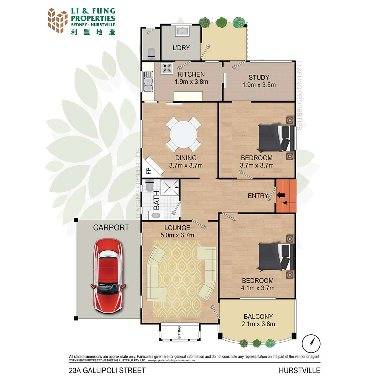 Floorplan of Homely house listing, 23a Gallipoli Street, Hurstville NSW 2220