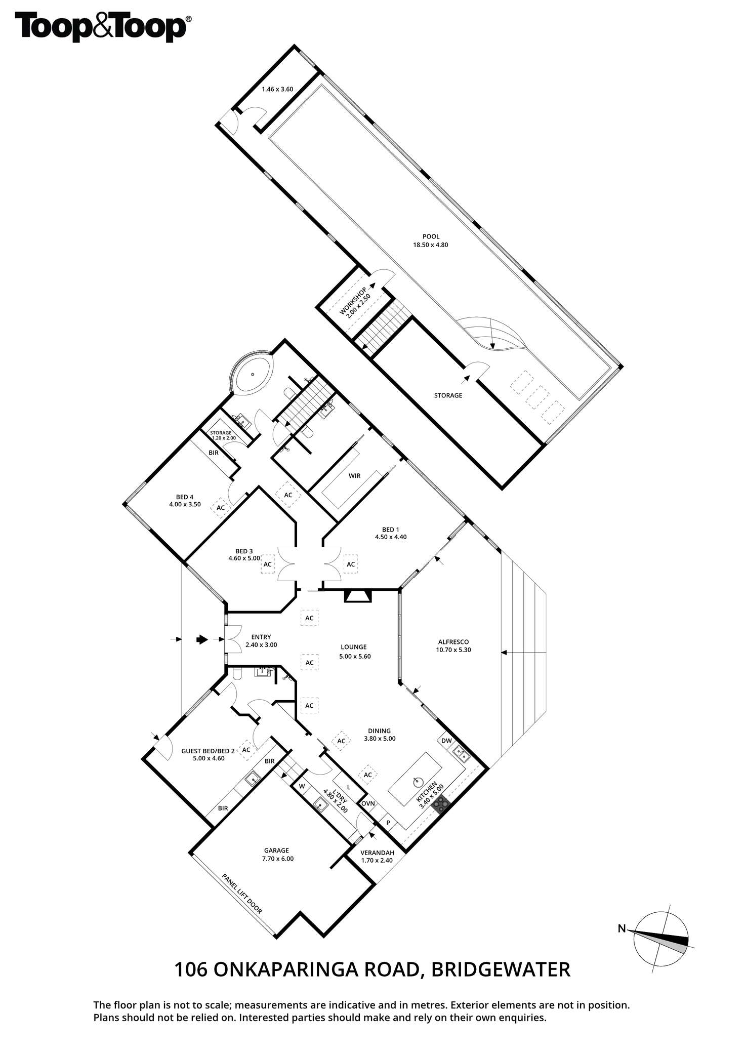 Floorplan of Homely house listing, 106 Onkaparinga Road, Bridgewater SA 5155