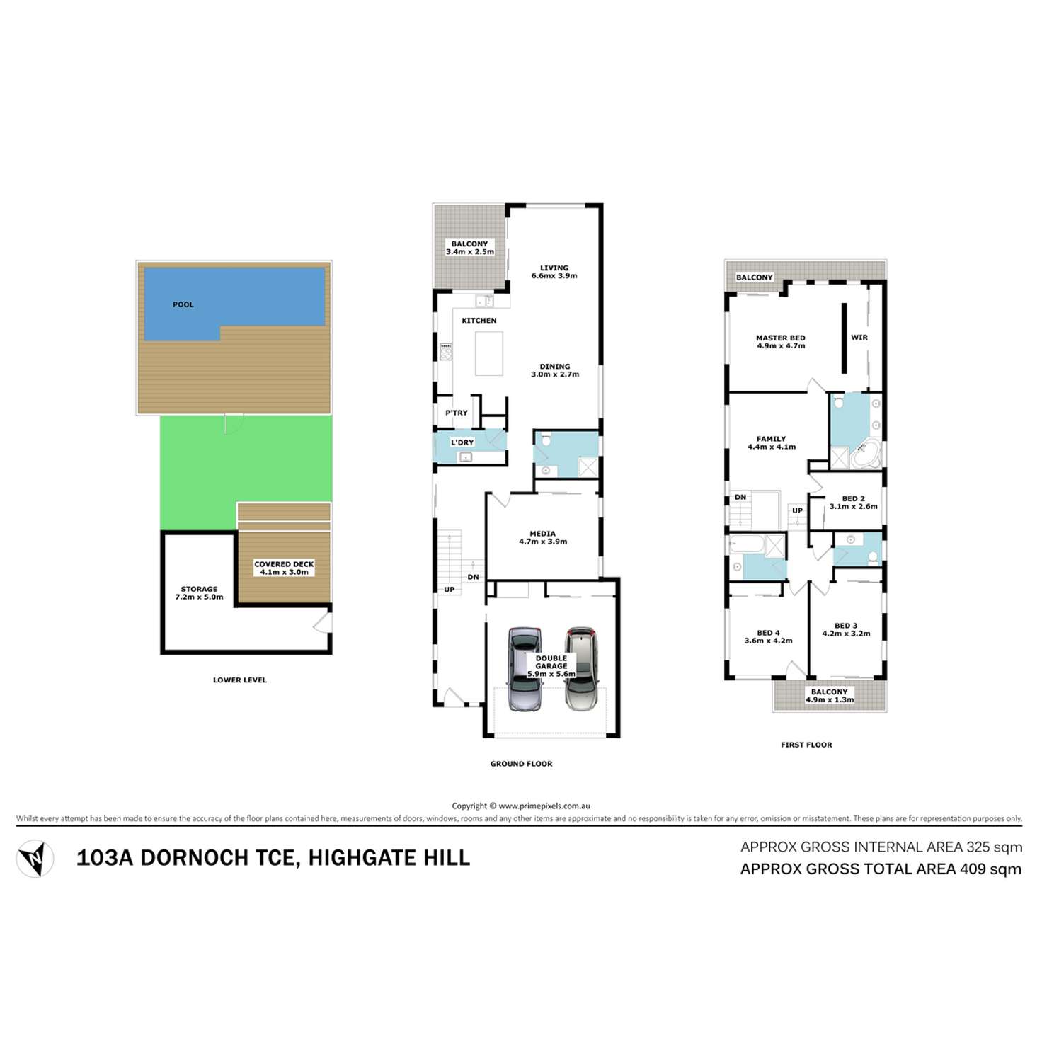 Floorplan of Homely house listing, 103A Dornoch Terrace, Highgate Hill QLD 4101