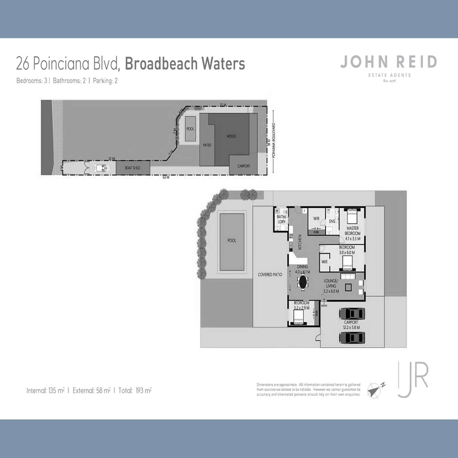 Floorplan of Homely house listing, 26 Poinciana Boulevard, Broadbeach Waters QLD 4218