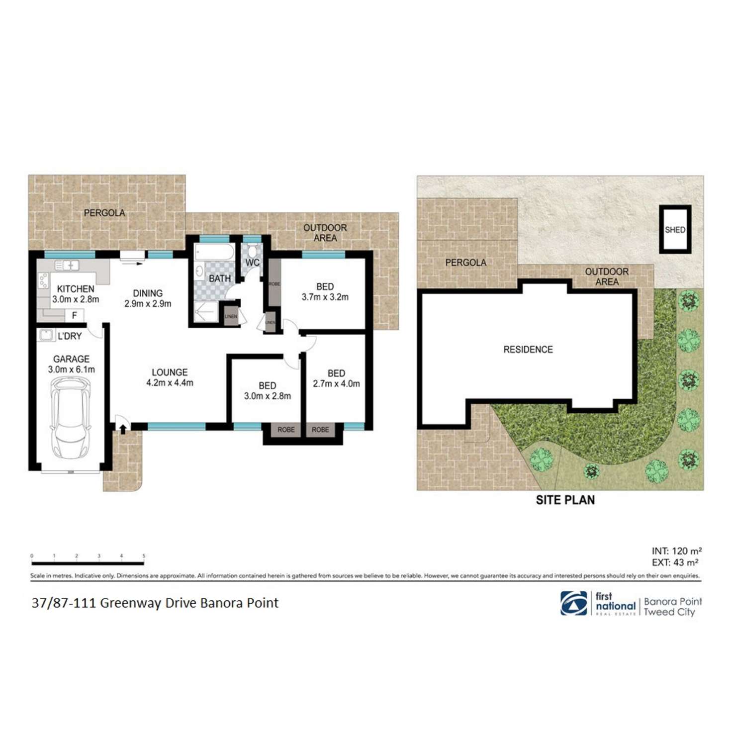 Floorplan of Homely semiDetached listing, 37/87-111 Greenway Drive, Banora Point NSW 2486