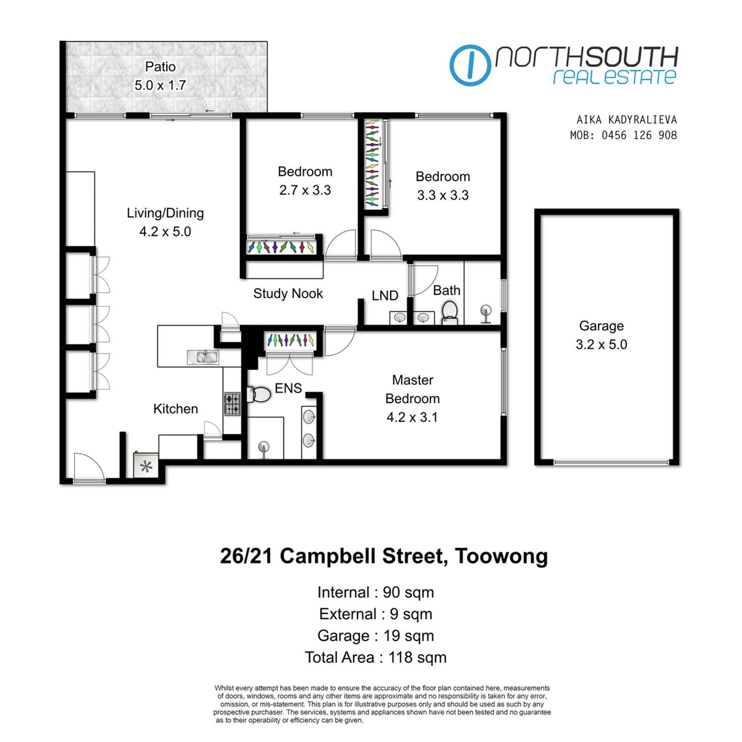 Floorplan of Homely apartment listing, 26/21 Campbell Street, Toowong QLD 4066