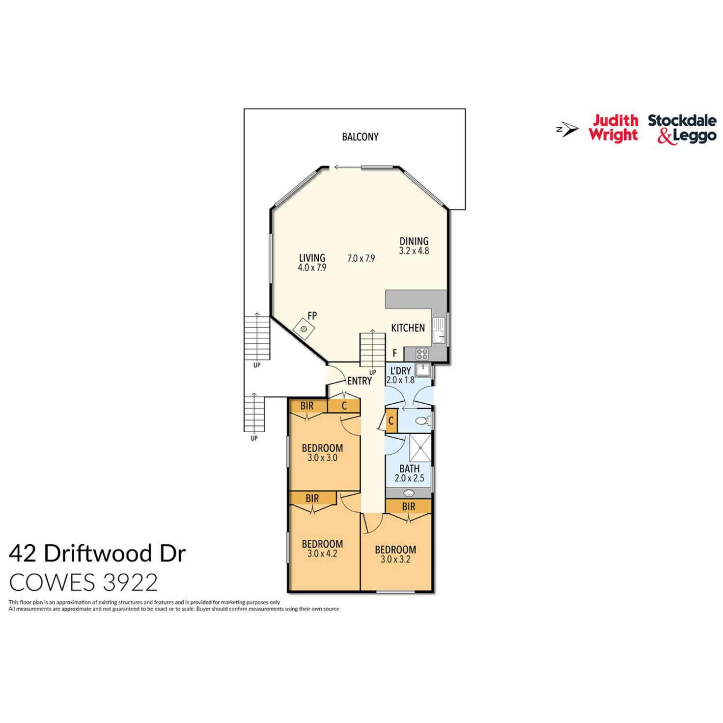 Floorplan of Homely house listing, 42 Driftwood Drive, Cowes VIC 3922