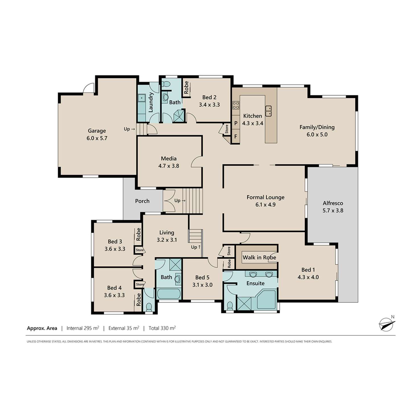 Floorplan of Homely house listing, 3 Seanna Place, Brookwater QLD 4300