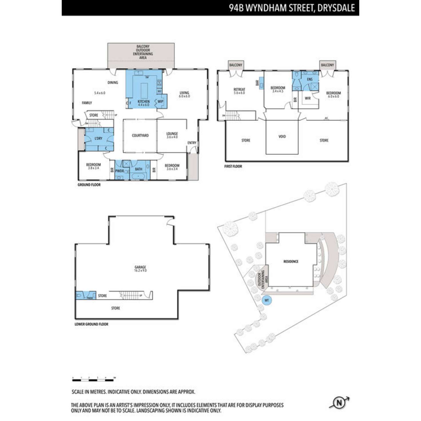 Floorplan of Homely house listing, 94B Wyndham Street, Drysdale VIC 3222