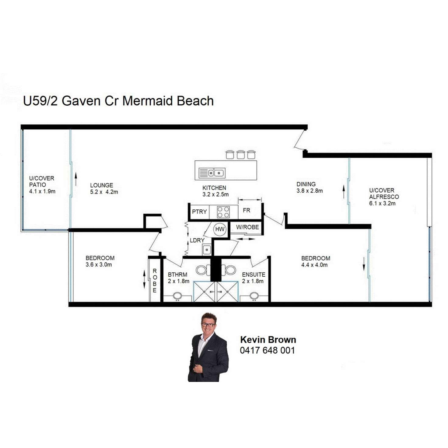 Floorplan of Homely apartment listing, 59/2 Gaven Crescent, Mermaid Beach QLD 4218