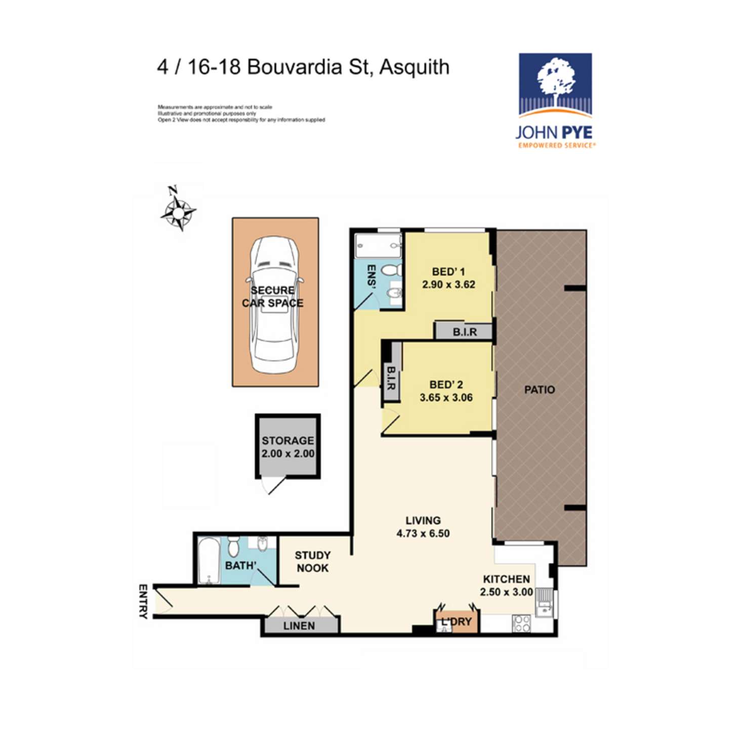 Floorplan of Homely unit listing, 4/16-18 Bouvardia Street, Asquith NSW 2077