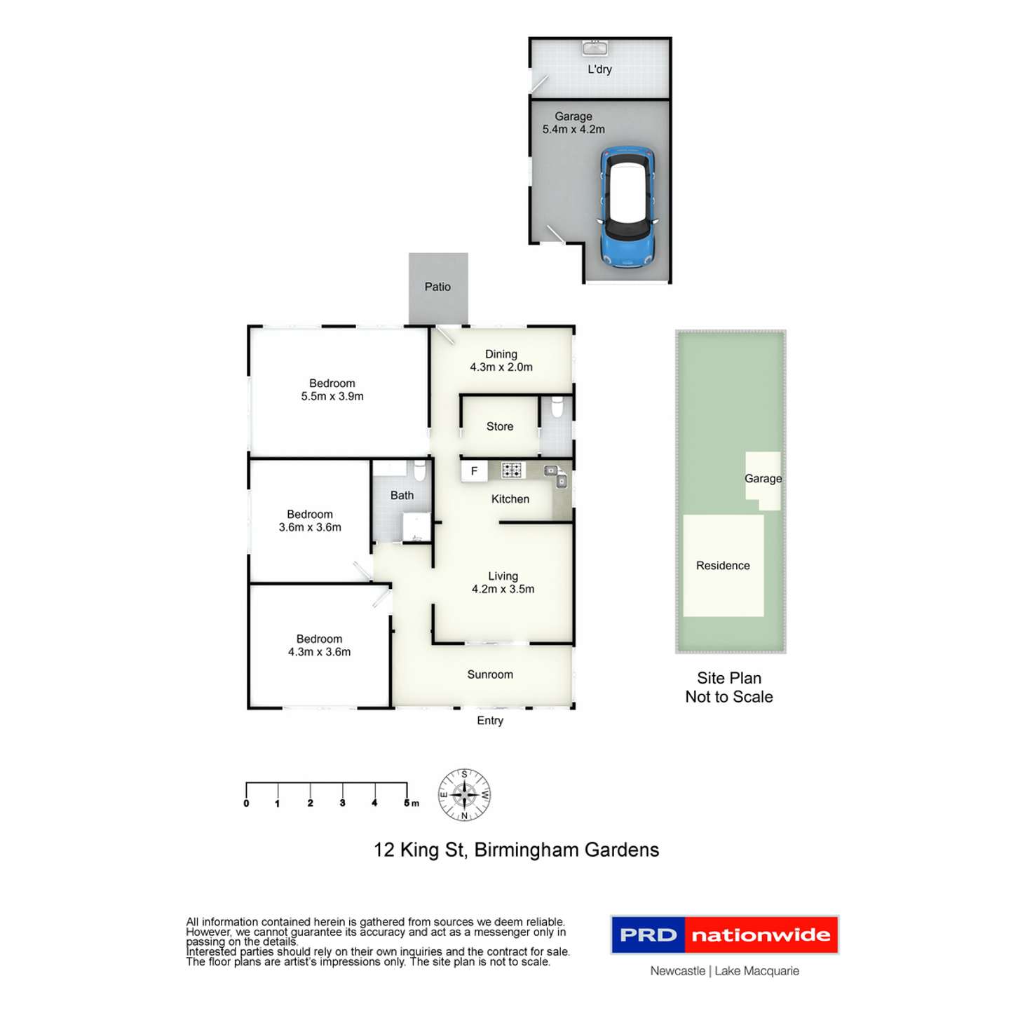 Floorplan of Homely house listing, 12 King Street, Birmingham Gardens NSW 2287