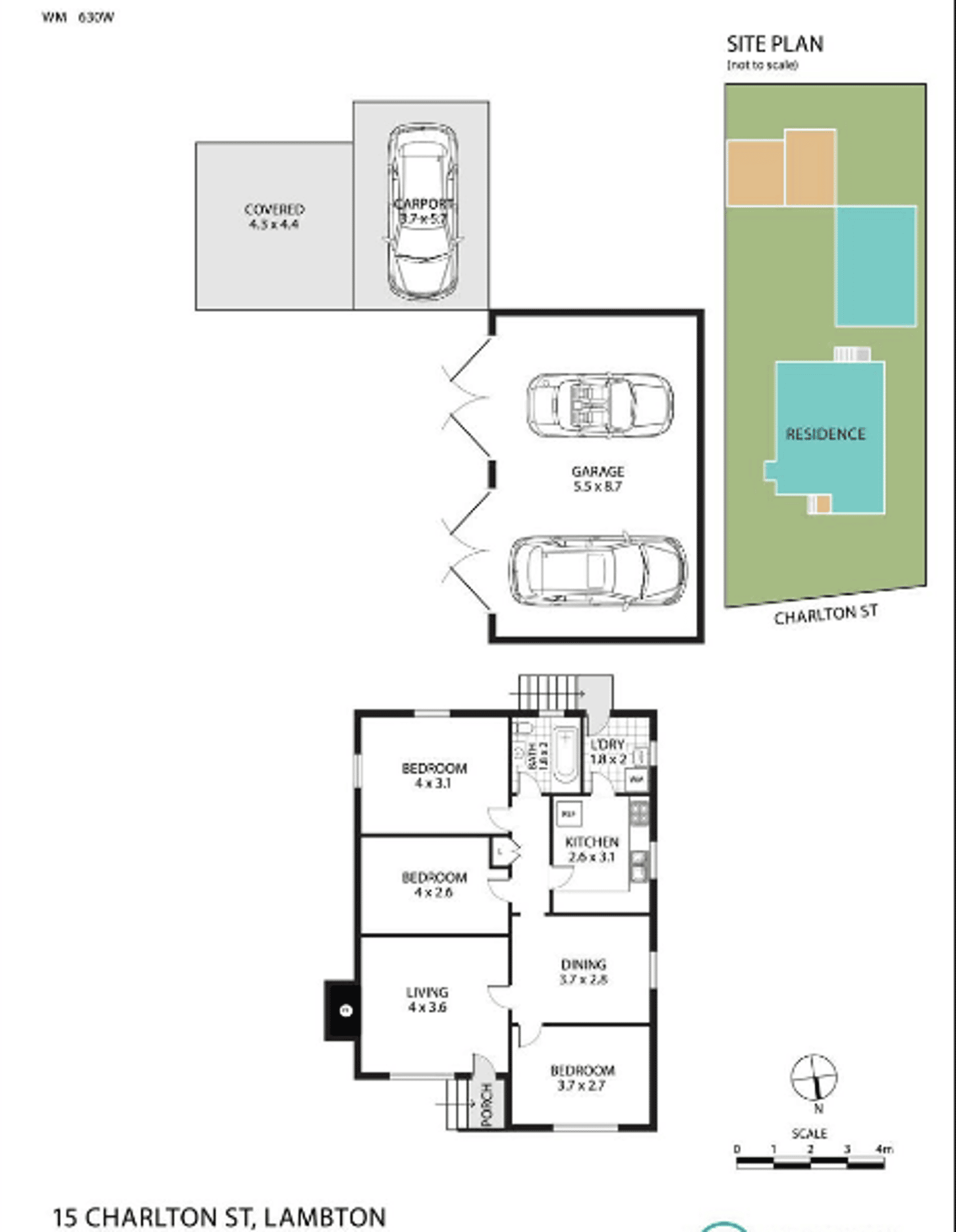 Floorplan of Homely house listing, 15 Charlton Street, Lambton NSW 2299
