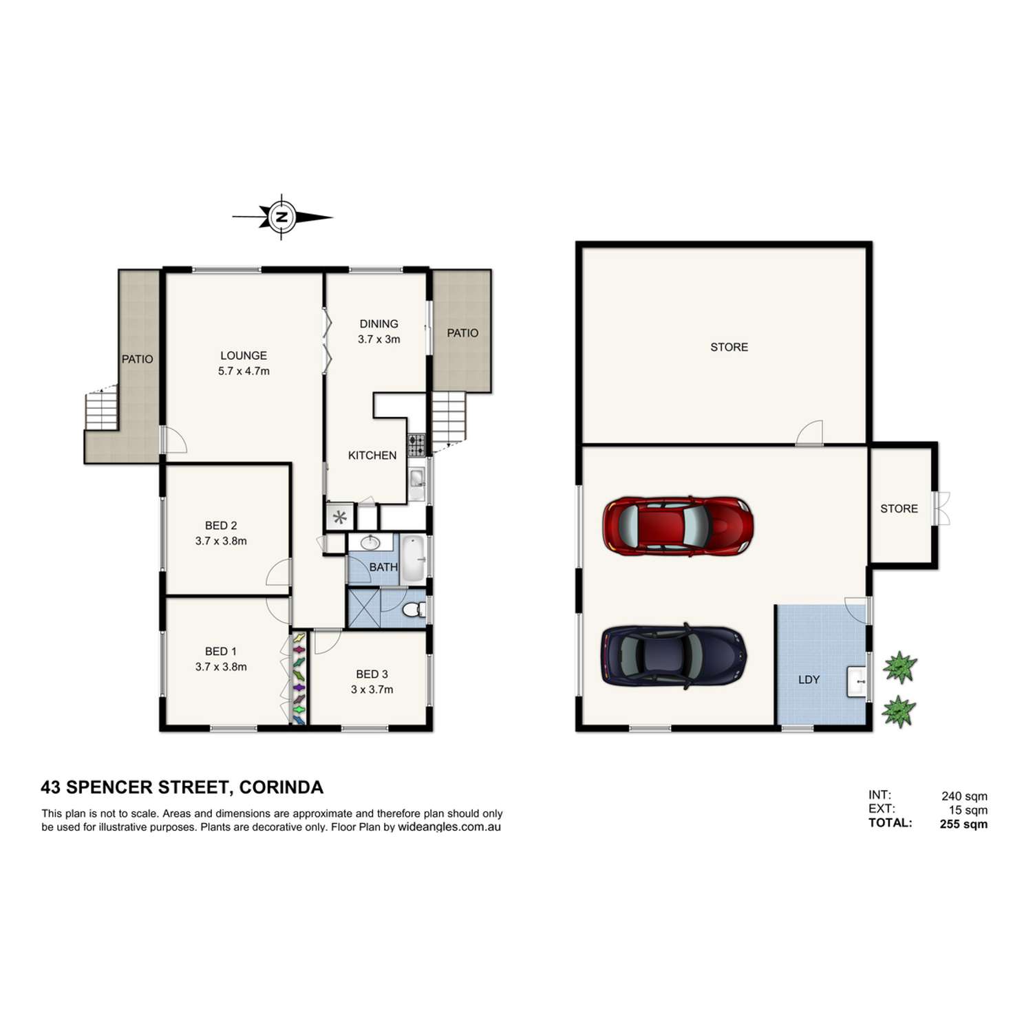 Floorplan of Homely house listing, 43 Spencer Street, Corinda QLD 4075