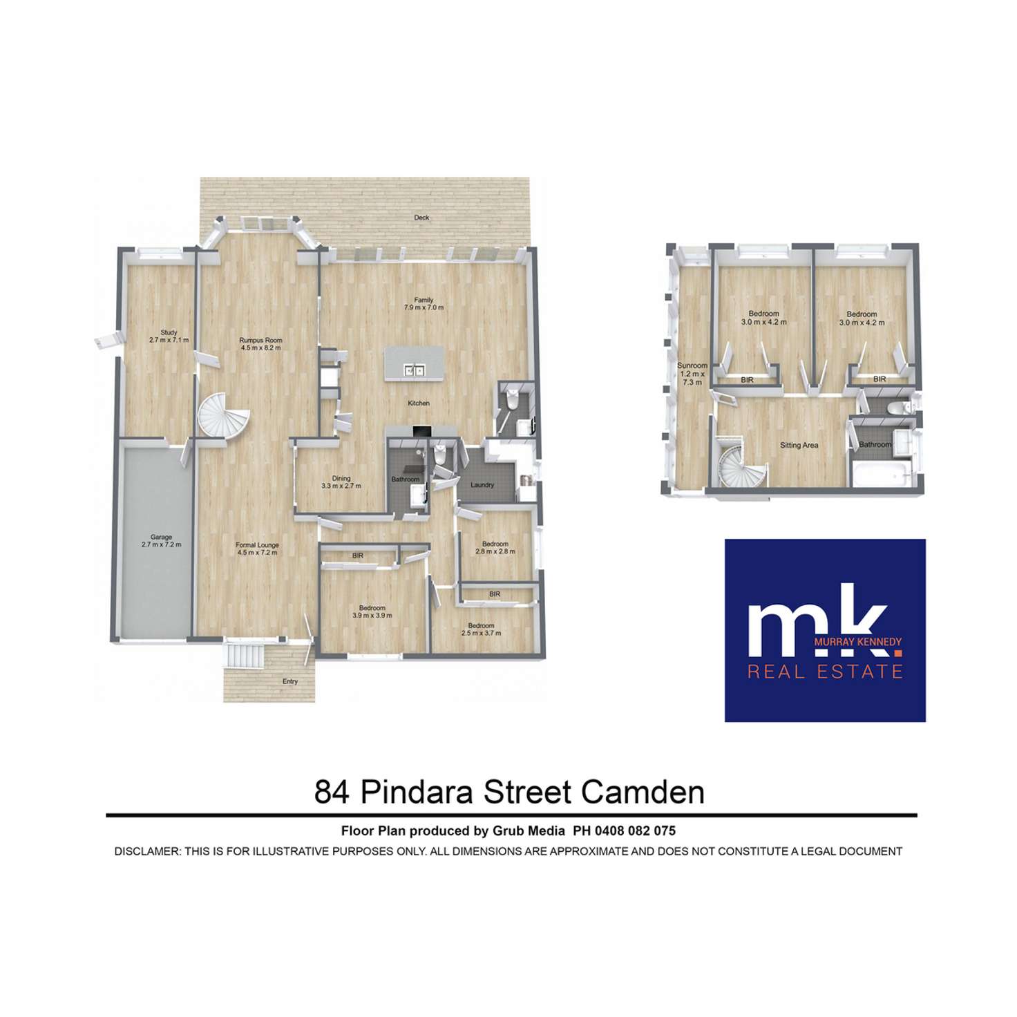 Floorplan of Homely house listing, 84 Pindari Avenue, Camden NSW 2570