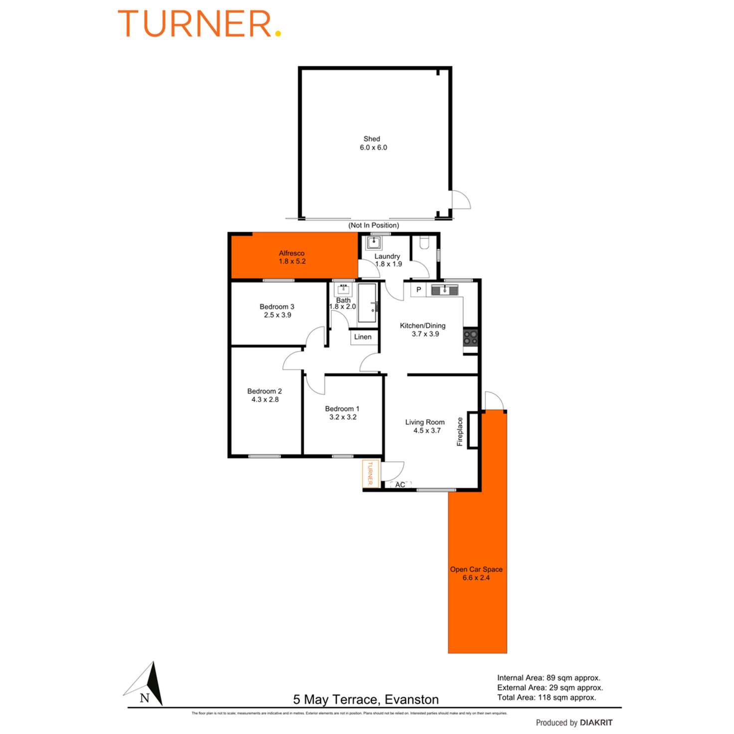 Floorplan of Homely house listing, 5 May Terrace, Evanston SA 5116