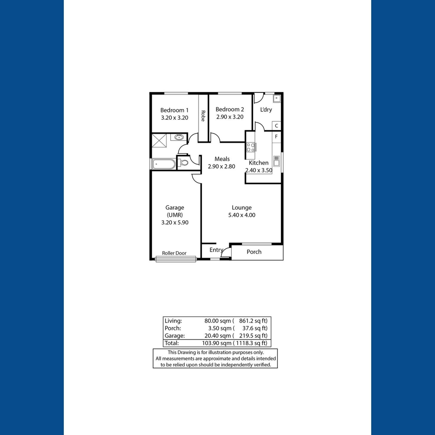 Floorplan of Homely unit listing, 3/4 War Memorial Drive, Balaklava SA 5461