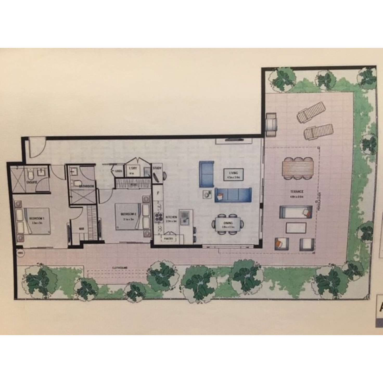 Floorplan of Homely unit listing, 2/441 Hawthorne Road, Bulimba QLD 4171