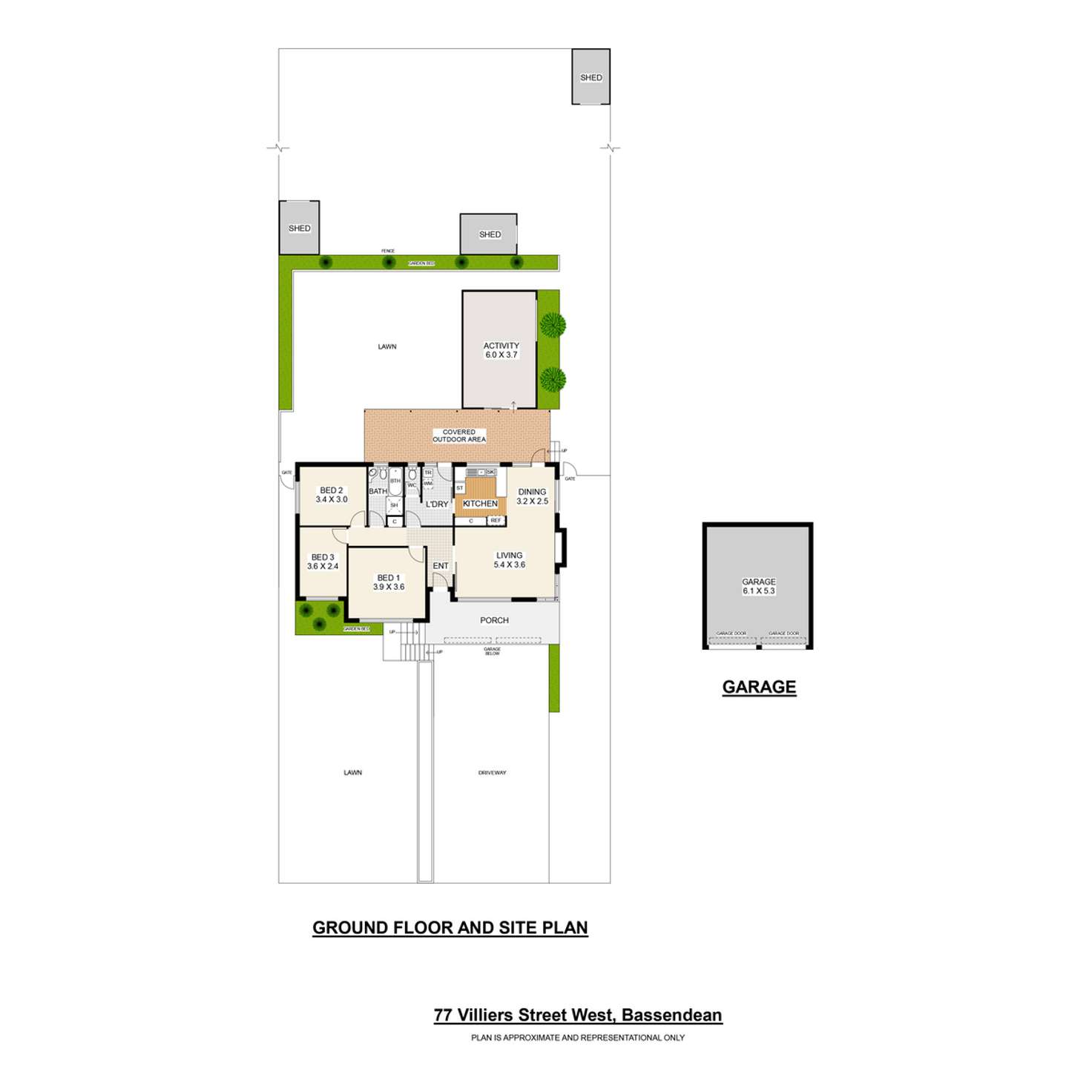 Floorplan of Homely house listing, 77 Villiers Street West, Bassendean WA 6054