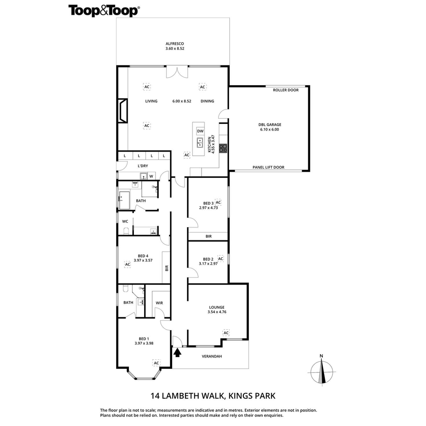 Floorplan of Homely house listing, 14 Lambeth Walk, Kings Park SA 5034