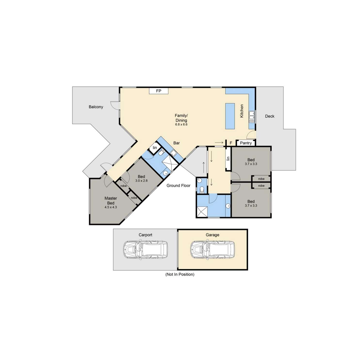 Floorplan of Homely house listing, 23 Charles Street, Mccrae VIC 3938