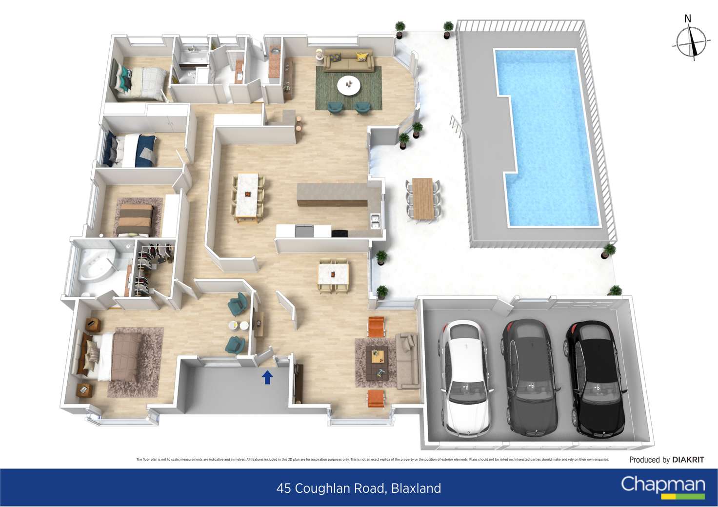 Floorplan of Homely house listing, 45 Coughlan Road, Blaxland NSW 2774