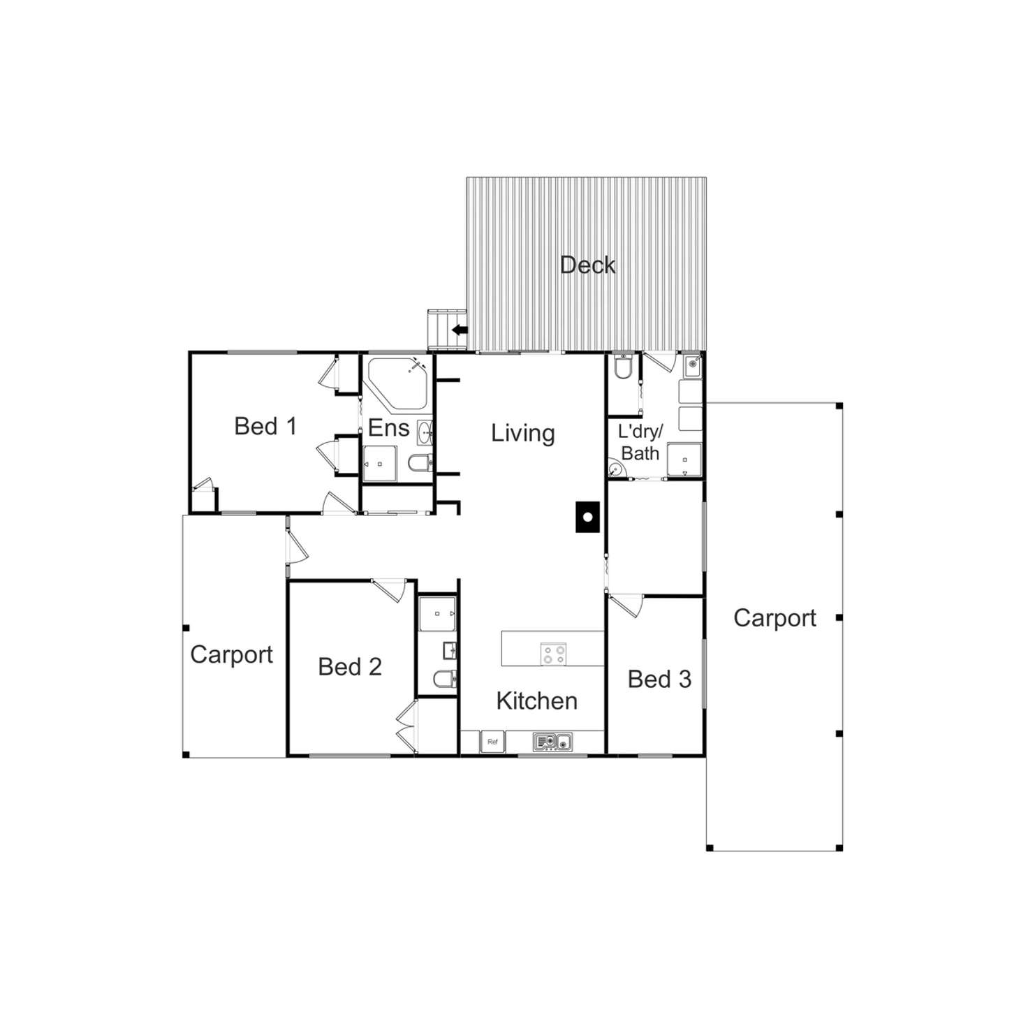 Floorplan of Homely house listing, 10a Highton Lane, Mansfield VIC 3722